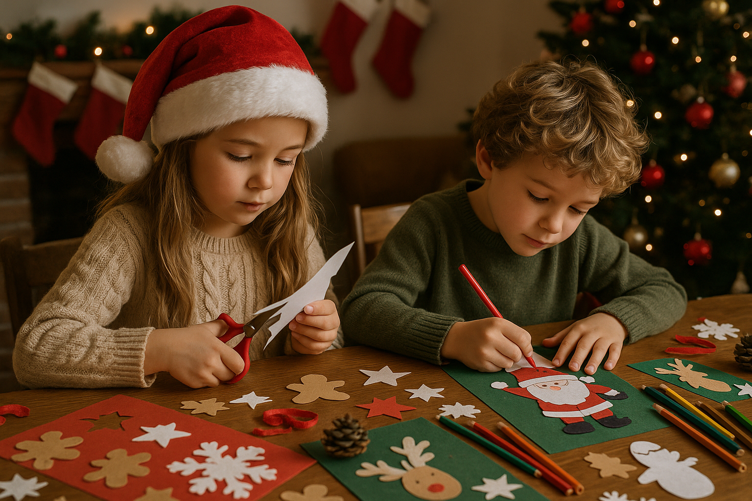 juleaktiviteter for børn - Illustration