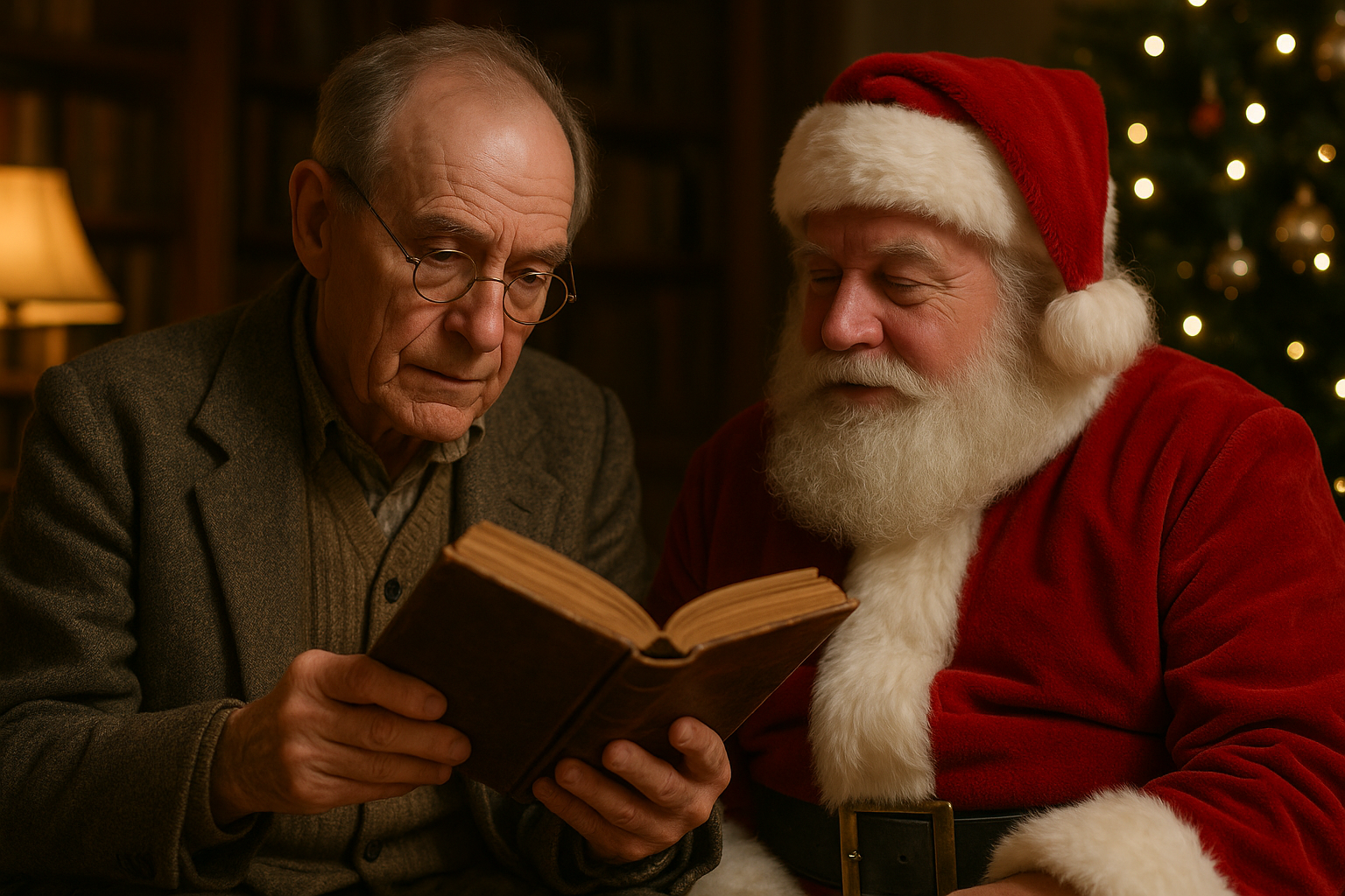 hvem opfandt julemanden - Illustration