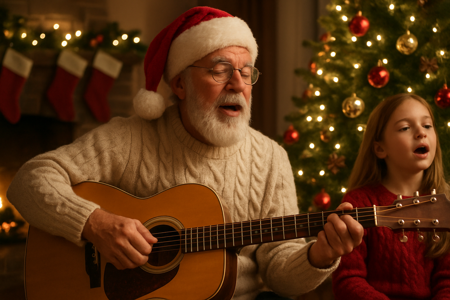 populære julesange - Illustration