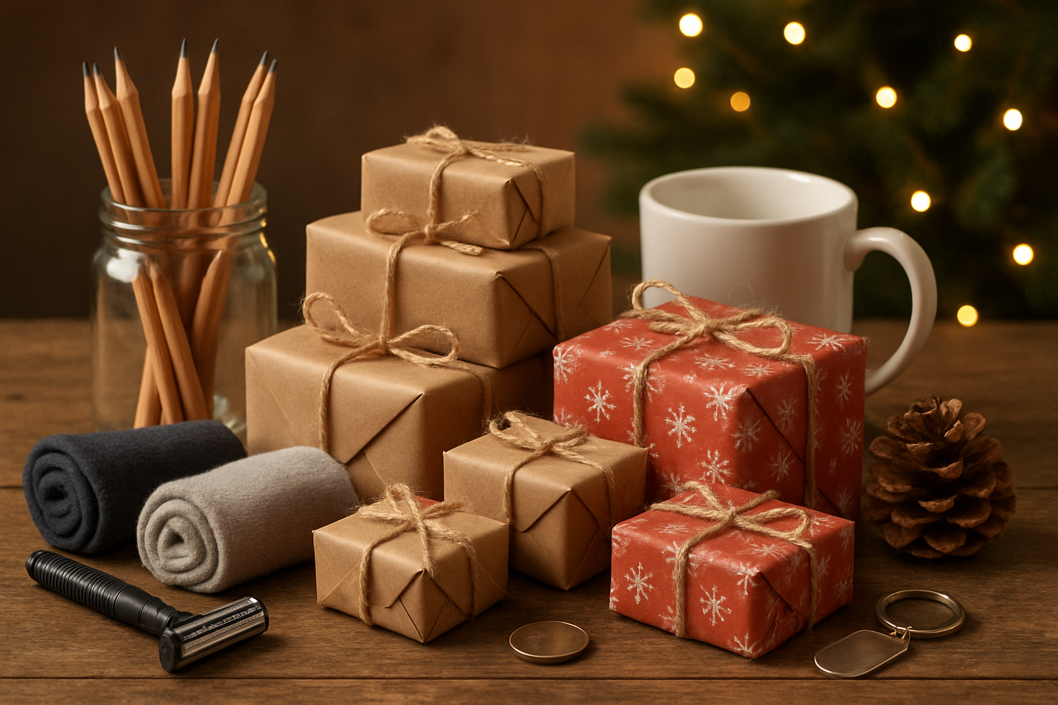 billige julegaver - Illustration