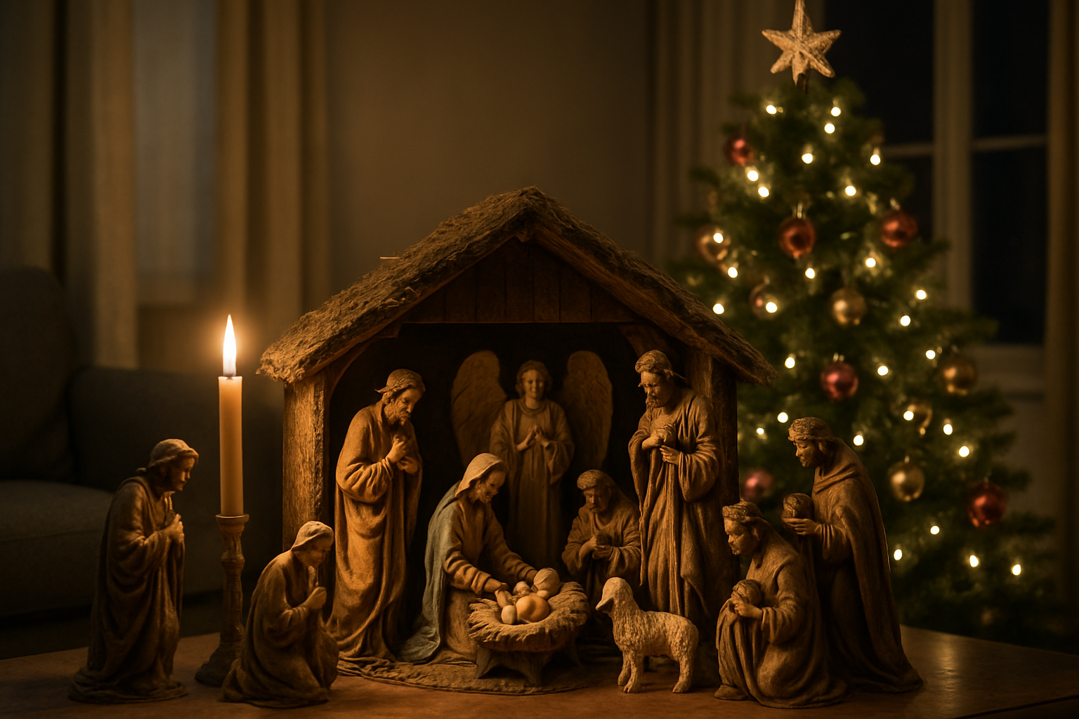 hvorfor holder vi jul - Illustration