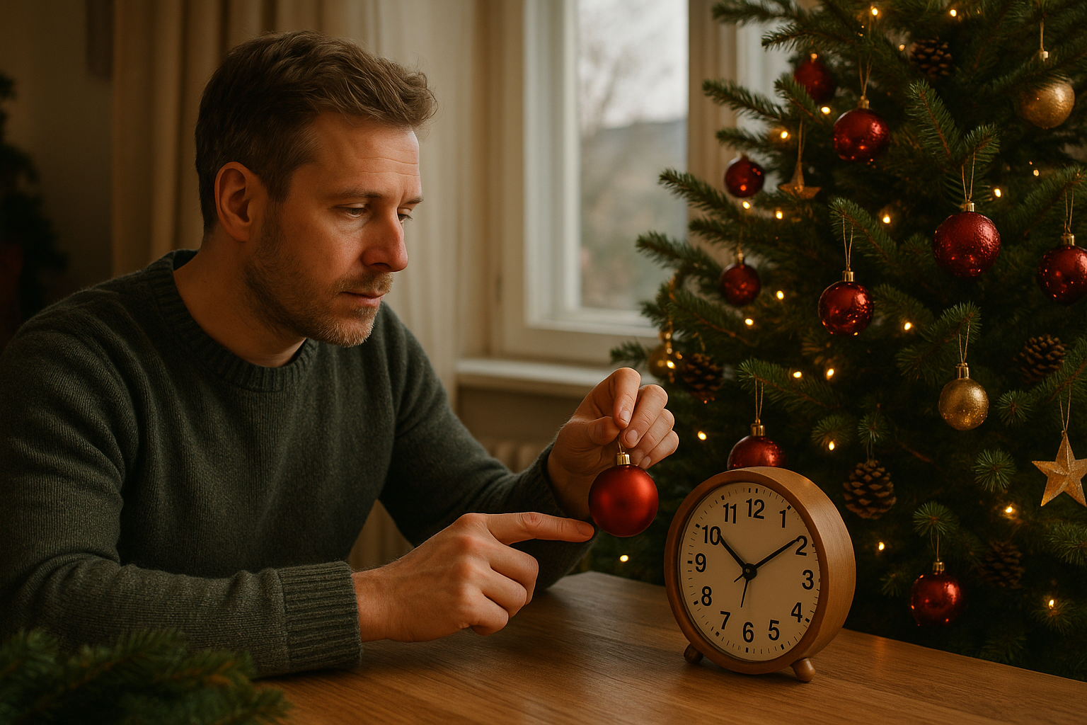 hvornår pynter man op til jul - Illustration