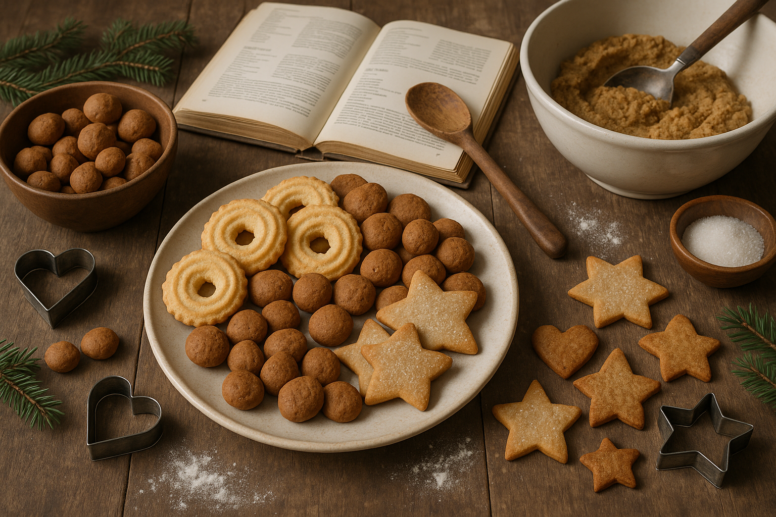 julesmåkager opskrifter - Illustration