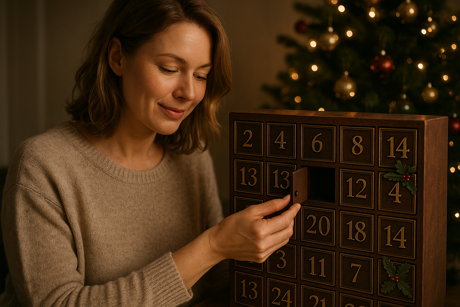 julekalender til voksne - Illustration