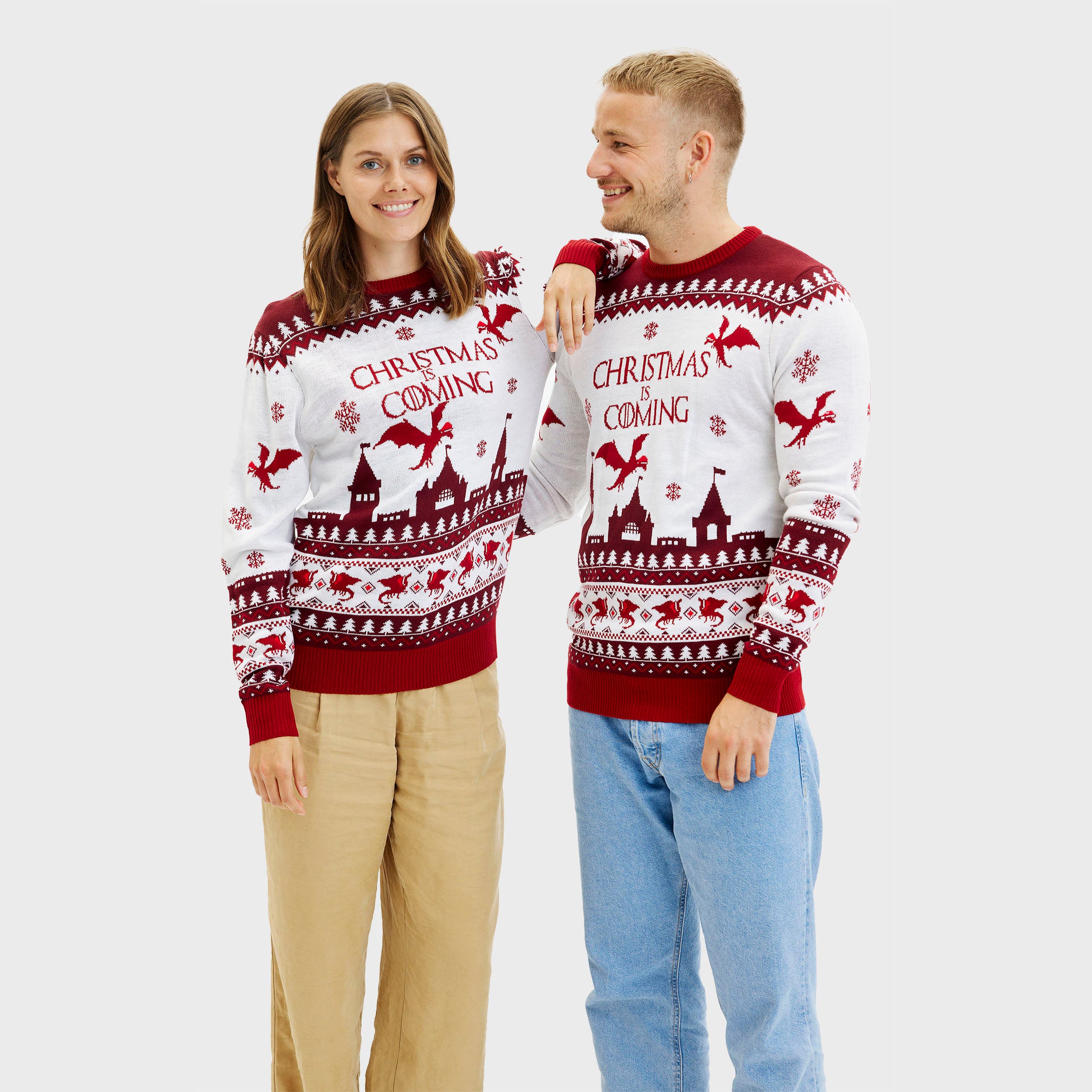 The Christmas Is Coming julesweater - Dame