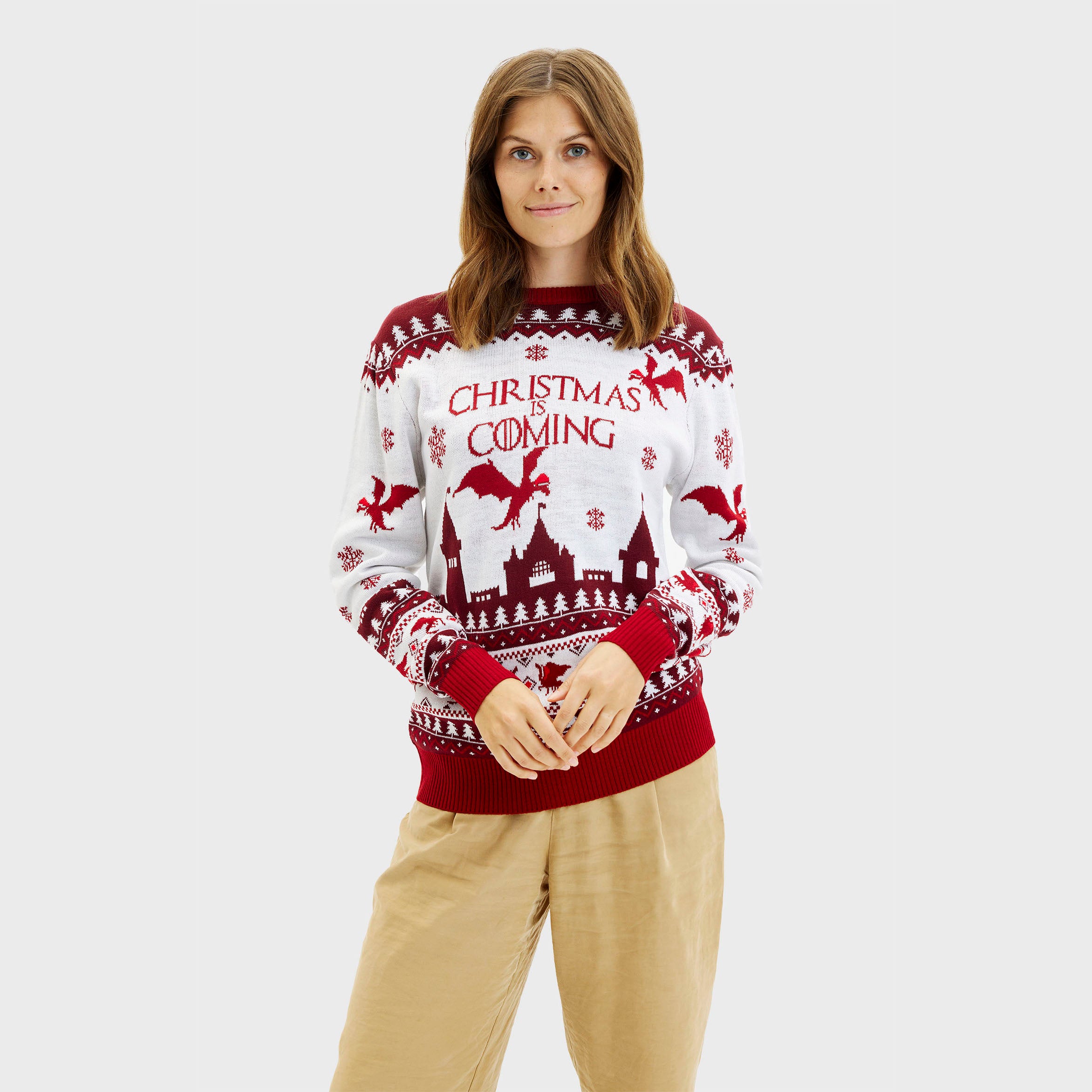 The Christmas Is Coming julesweater - Dame