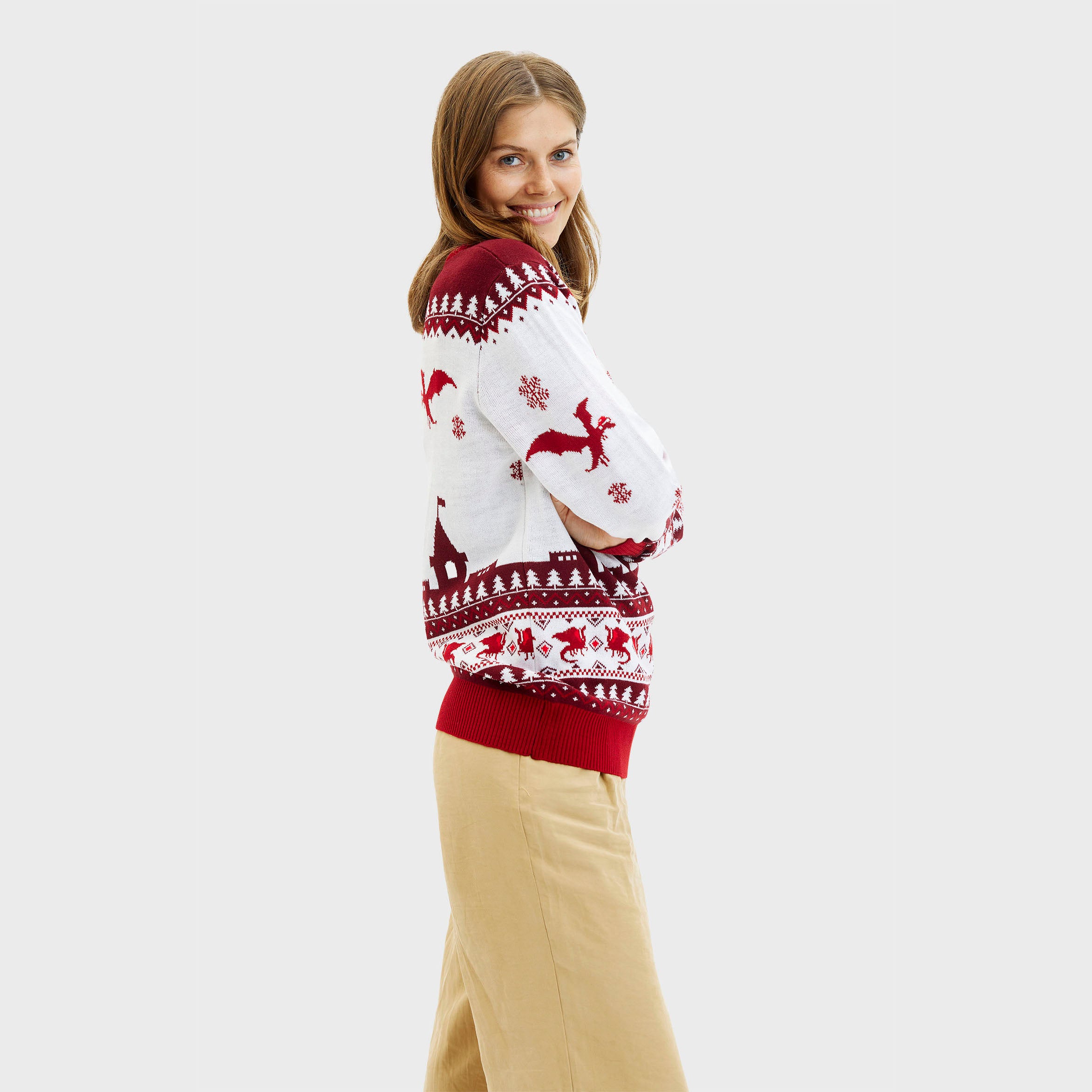 The Christmas Is Coming julesweater - Dame