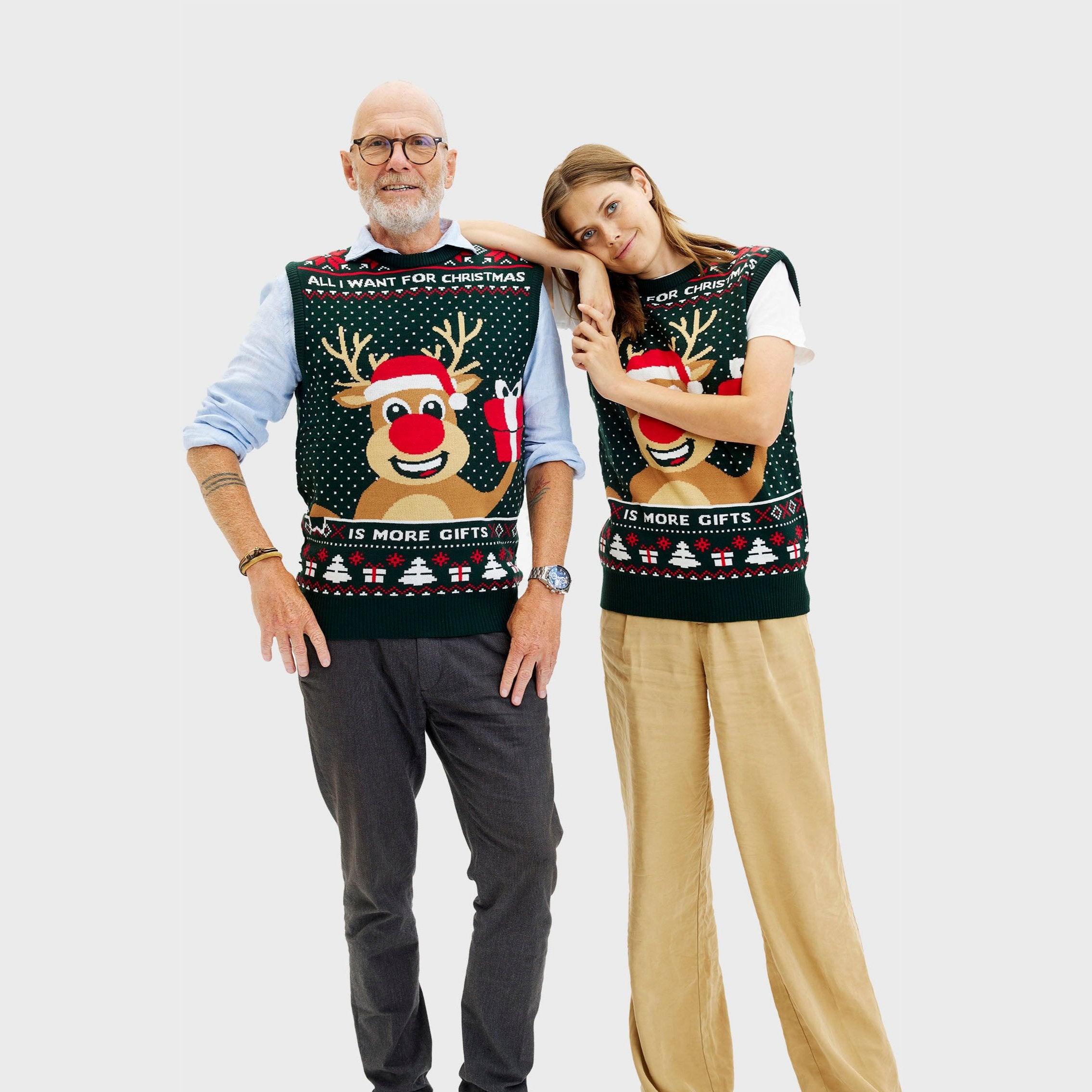 Rudolphs Christmas Vest - Herre