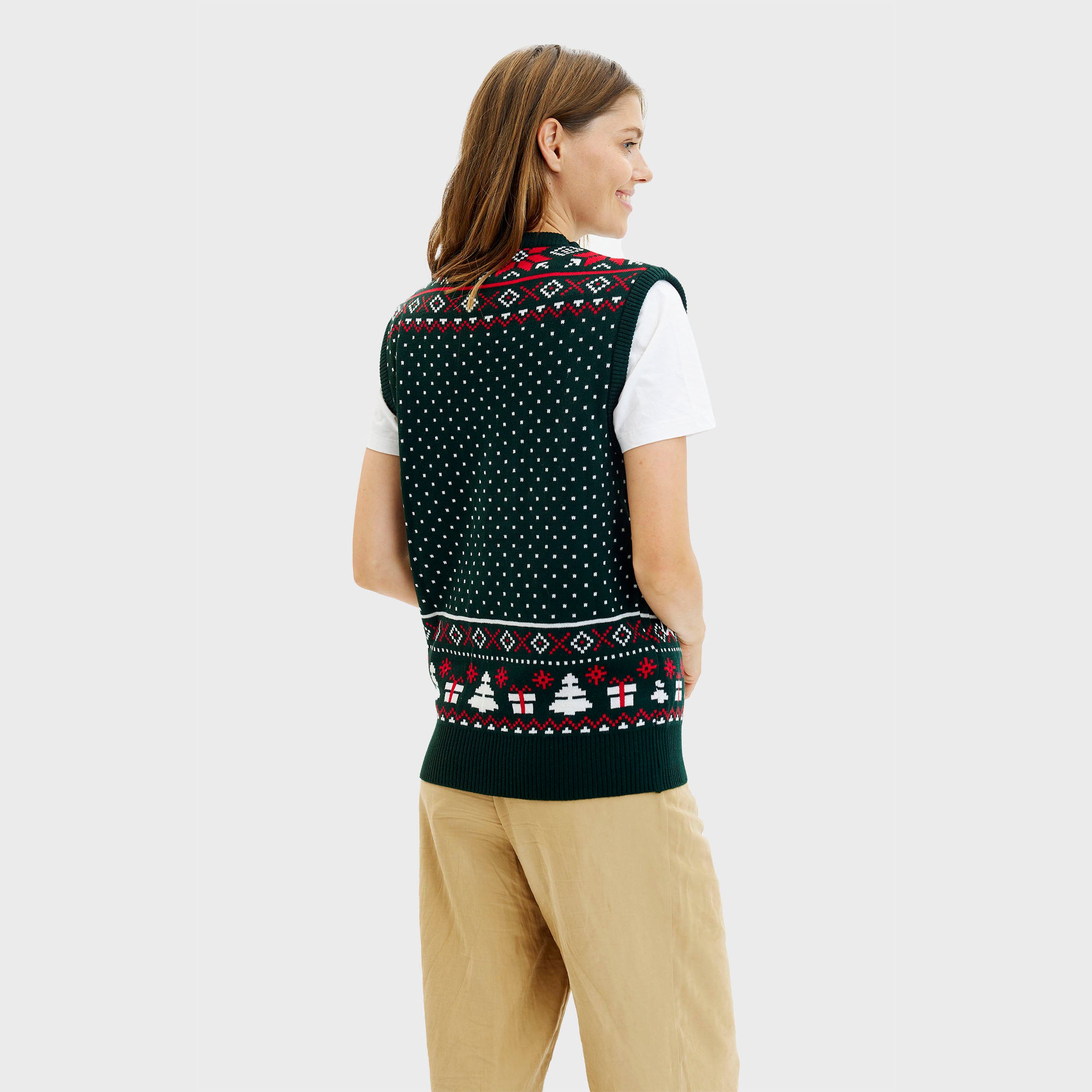 Rudolphs Christmas Vest - Dame