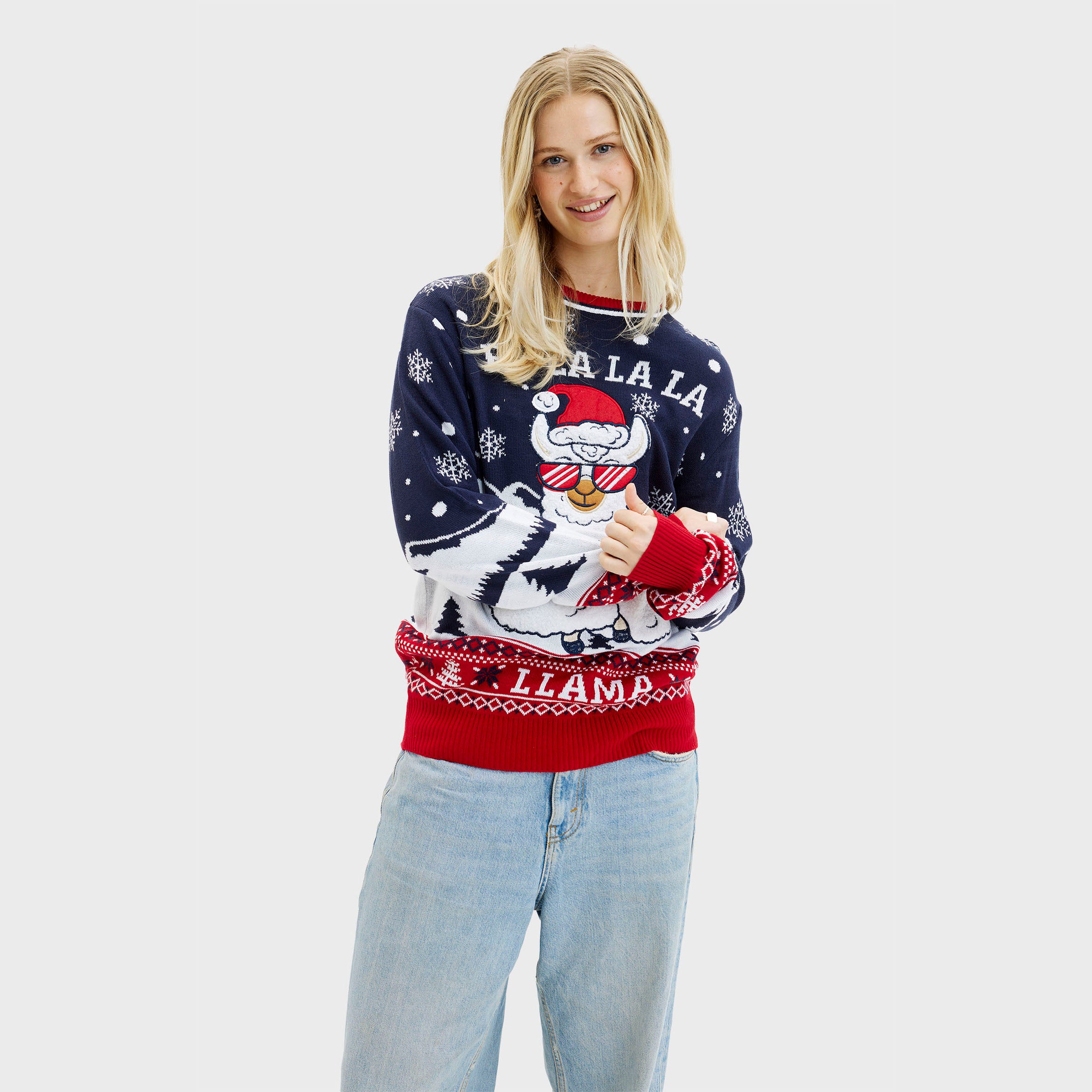 Fa La La La Llama Sweater - Dame
