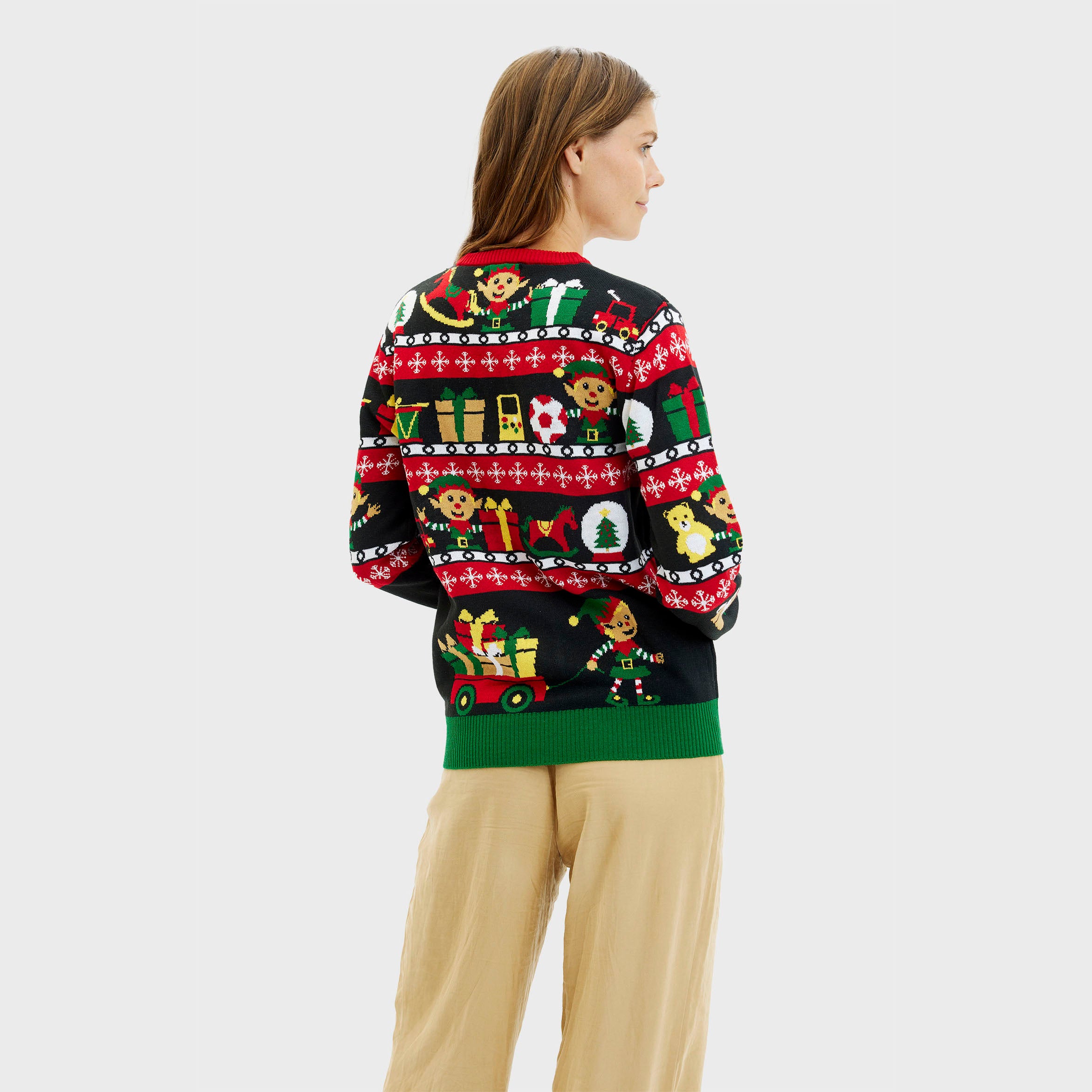 Santa’s Workshop Sweater - Dame