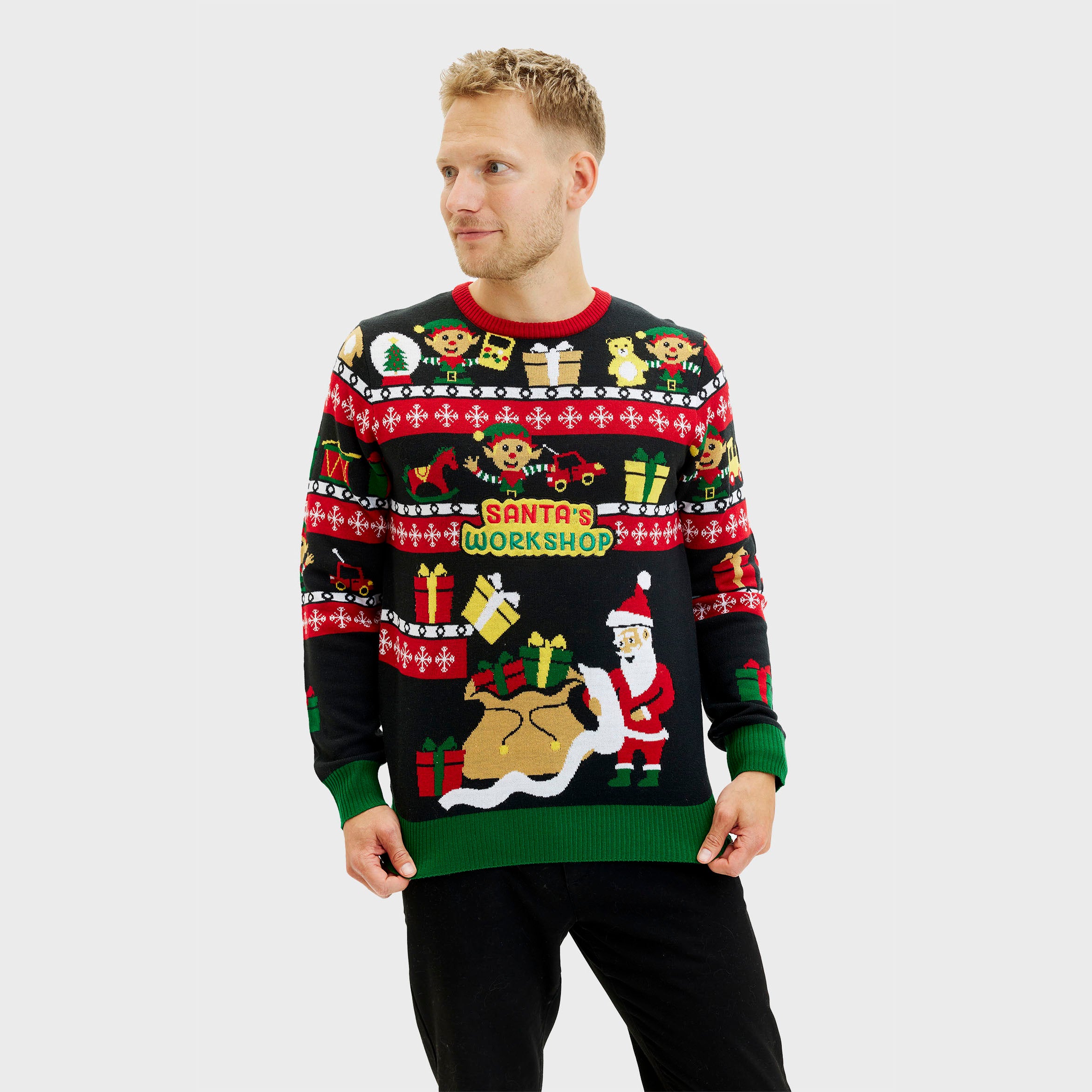 Santa’s Workshop Sweater - herre