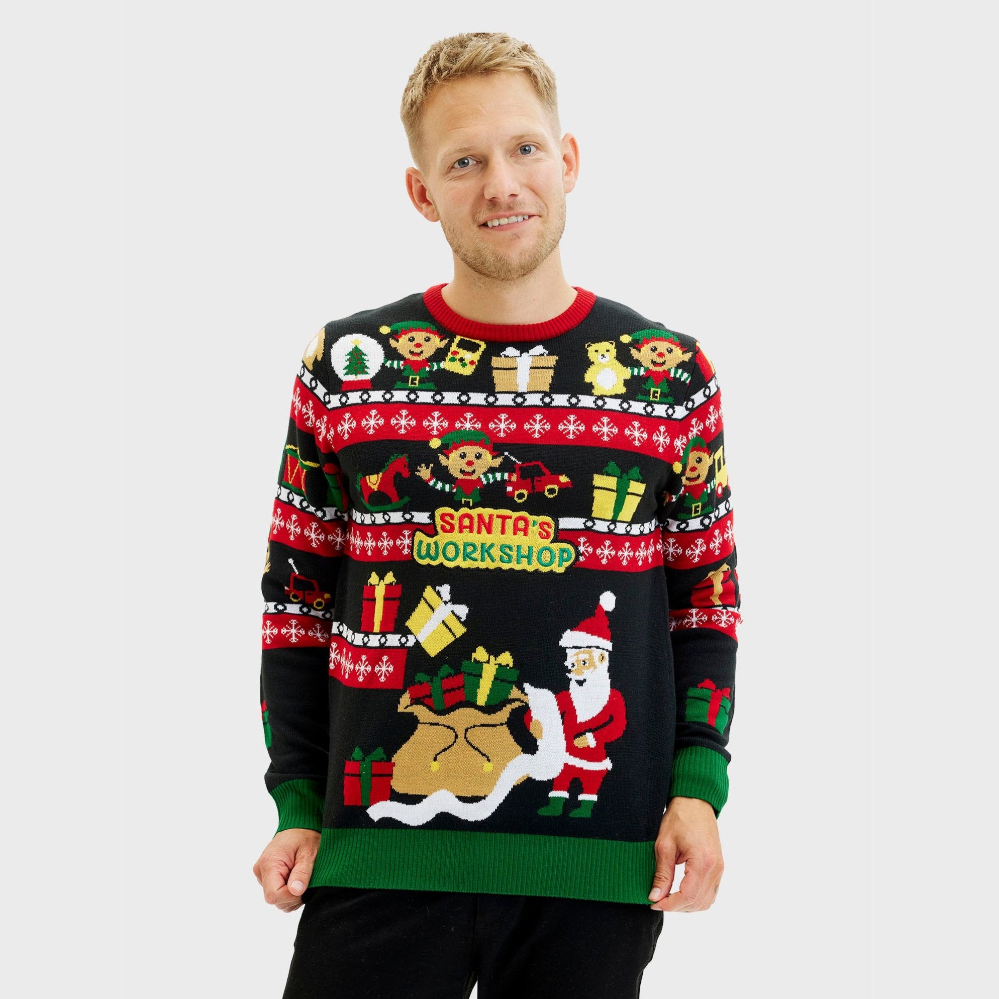 Santa’s Workshop Sweater - herre