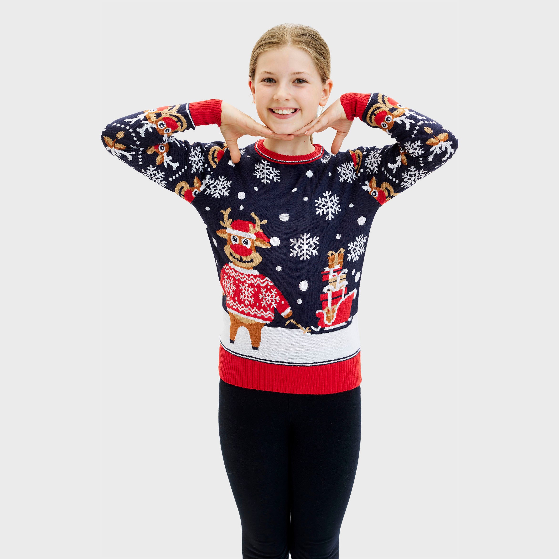 The Bringing Christmas Gifts Sweater - Børn
