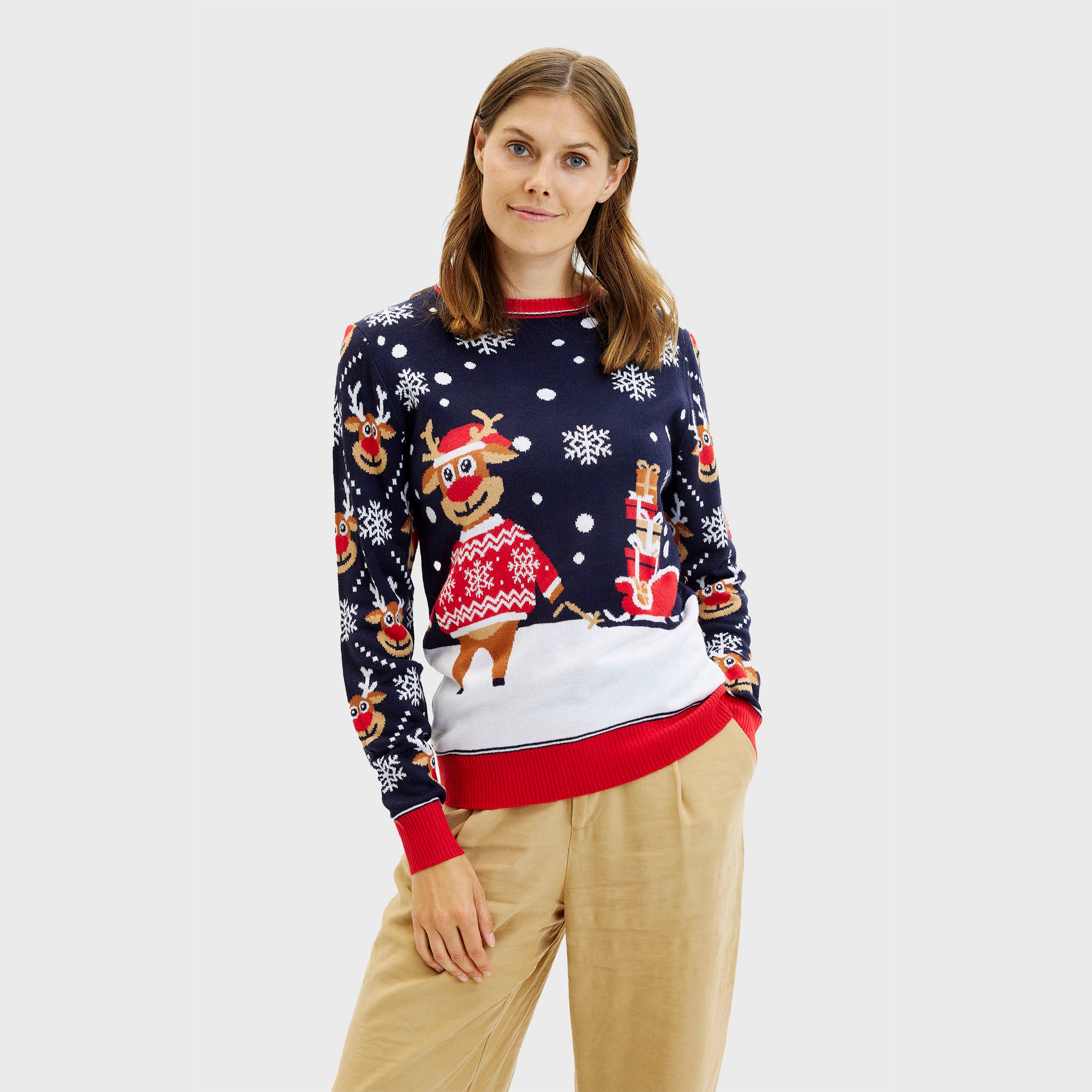 The Bringing Christmas Gifts Sweater - Dame