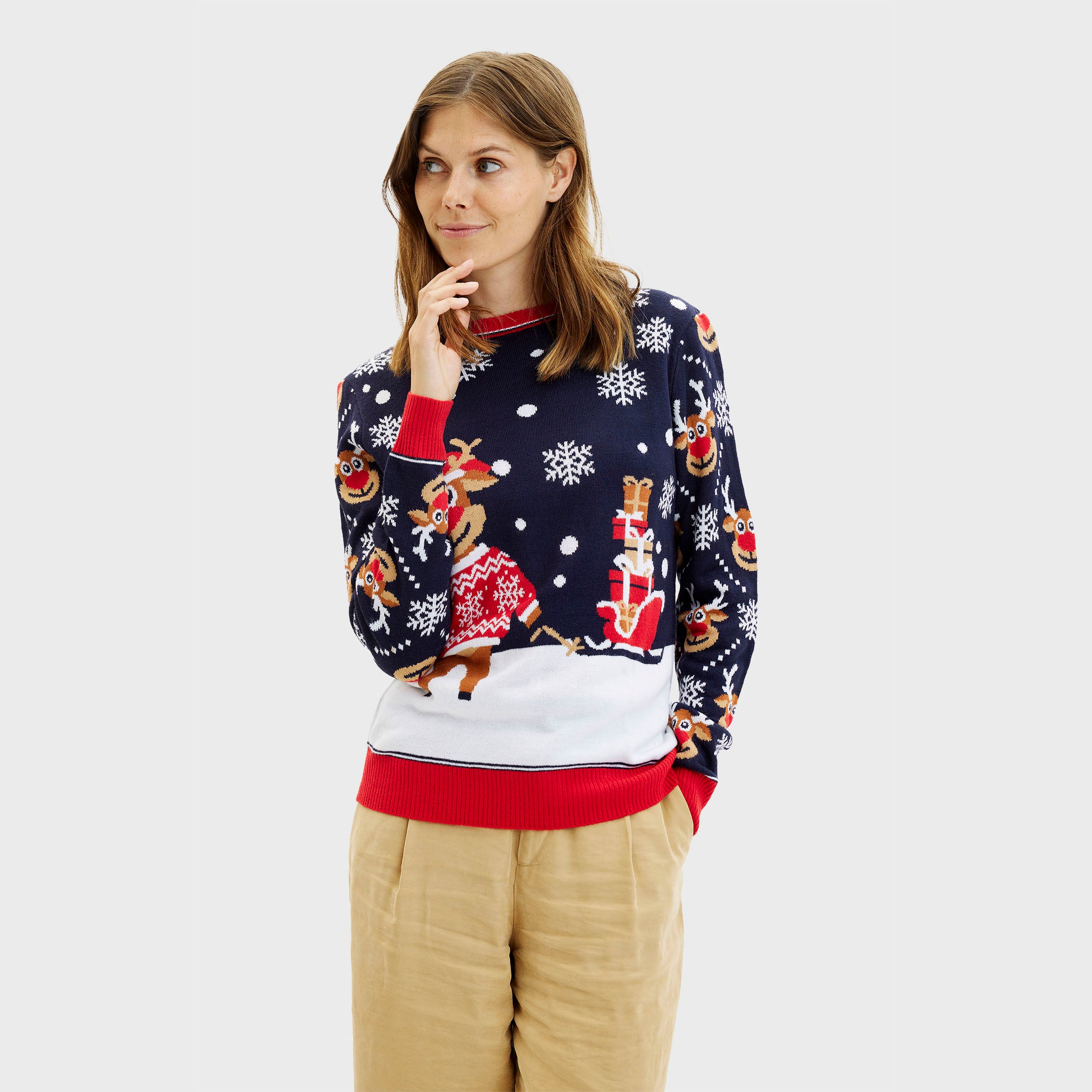 The Bringing Christmas Gifts Sweater - Dame