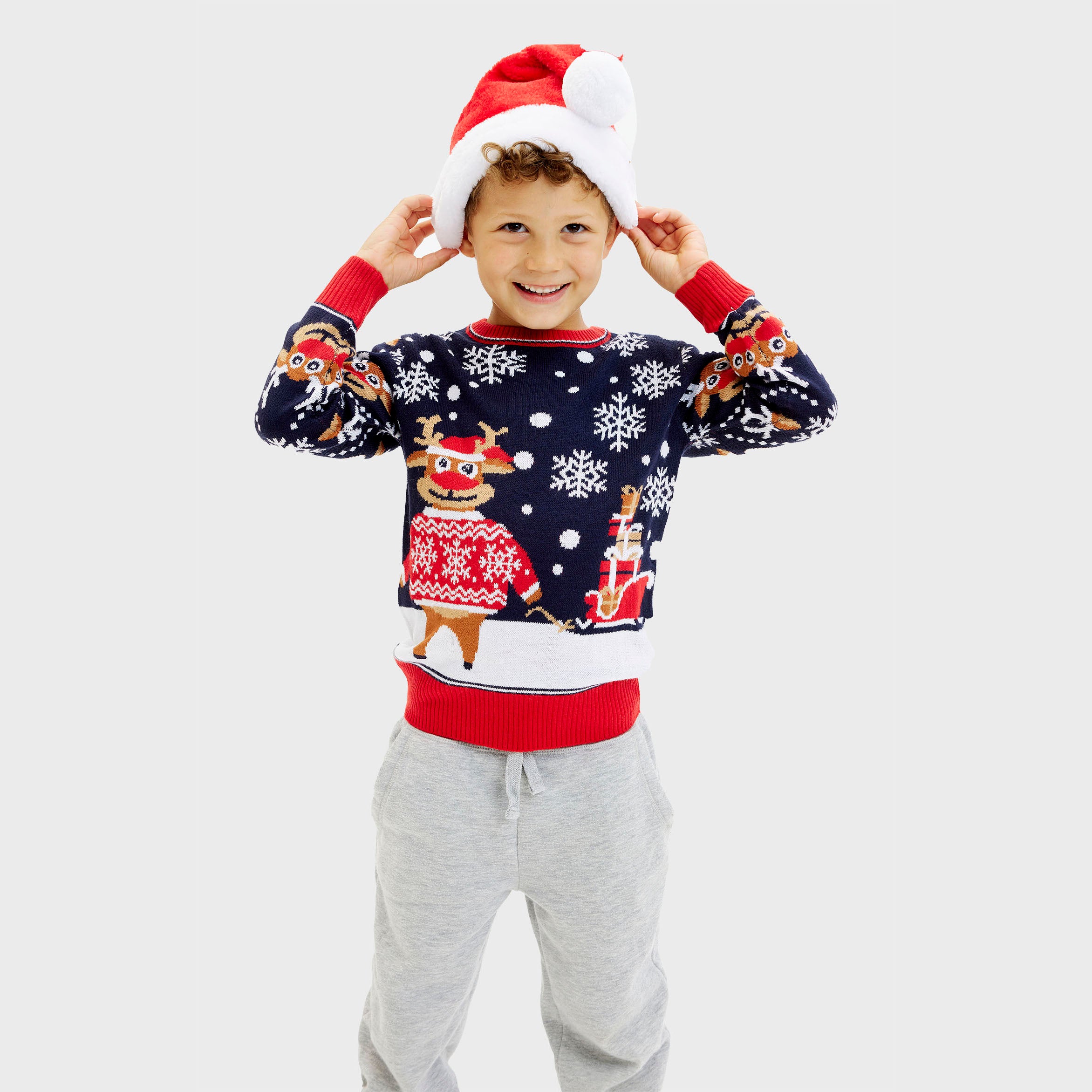 The Bringing Christmas Gifts Sweater - Børn