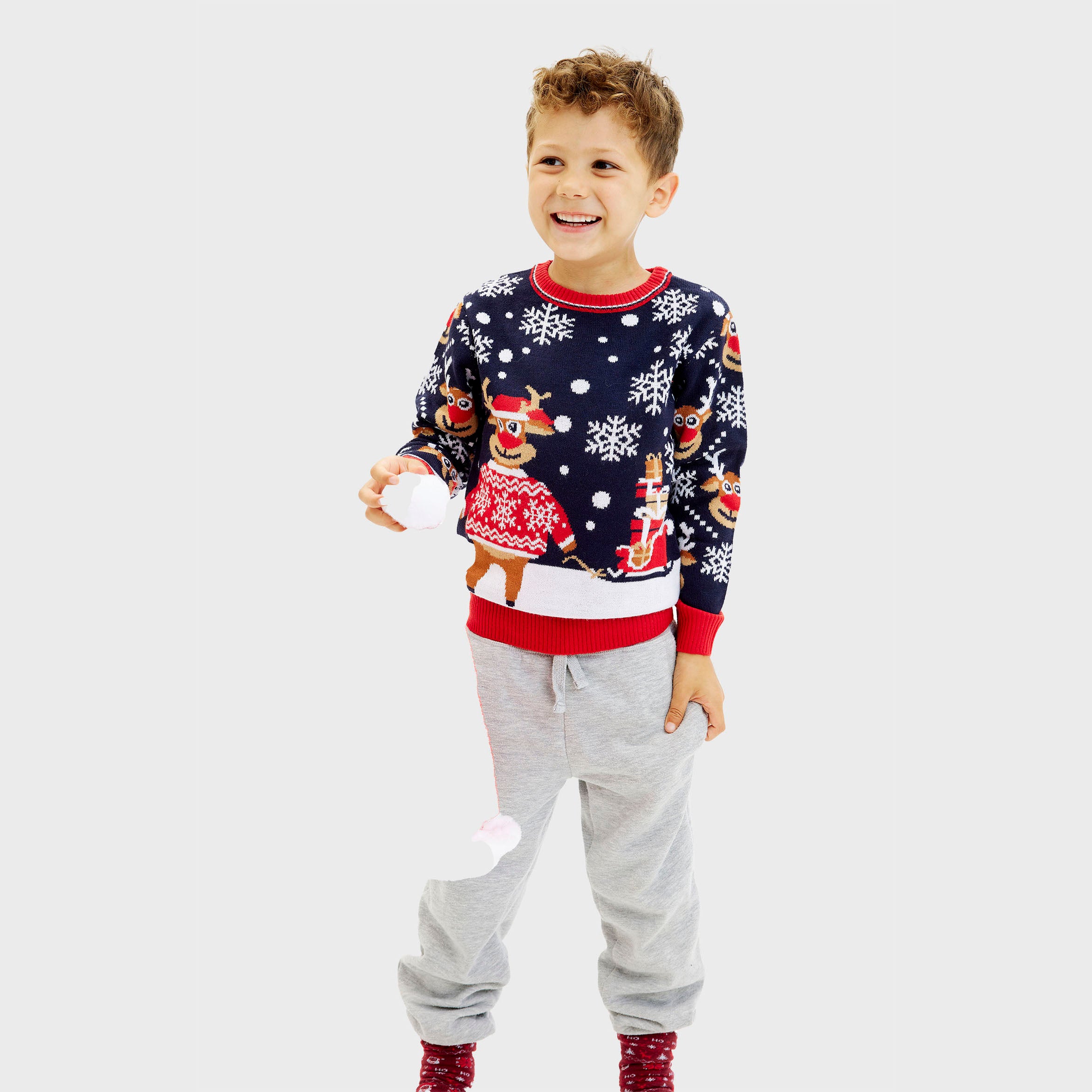 The Bringing Christmas Gifts Sweater - Børn