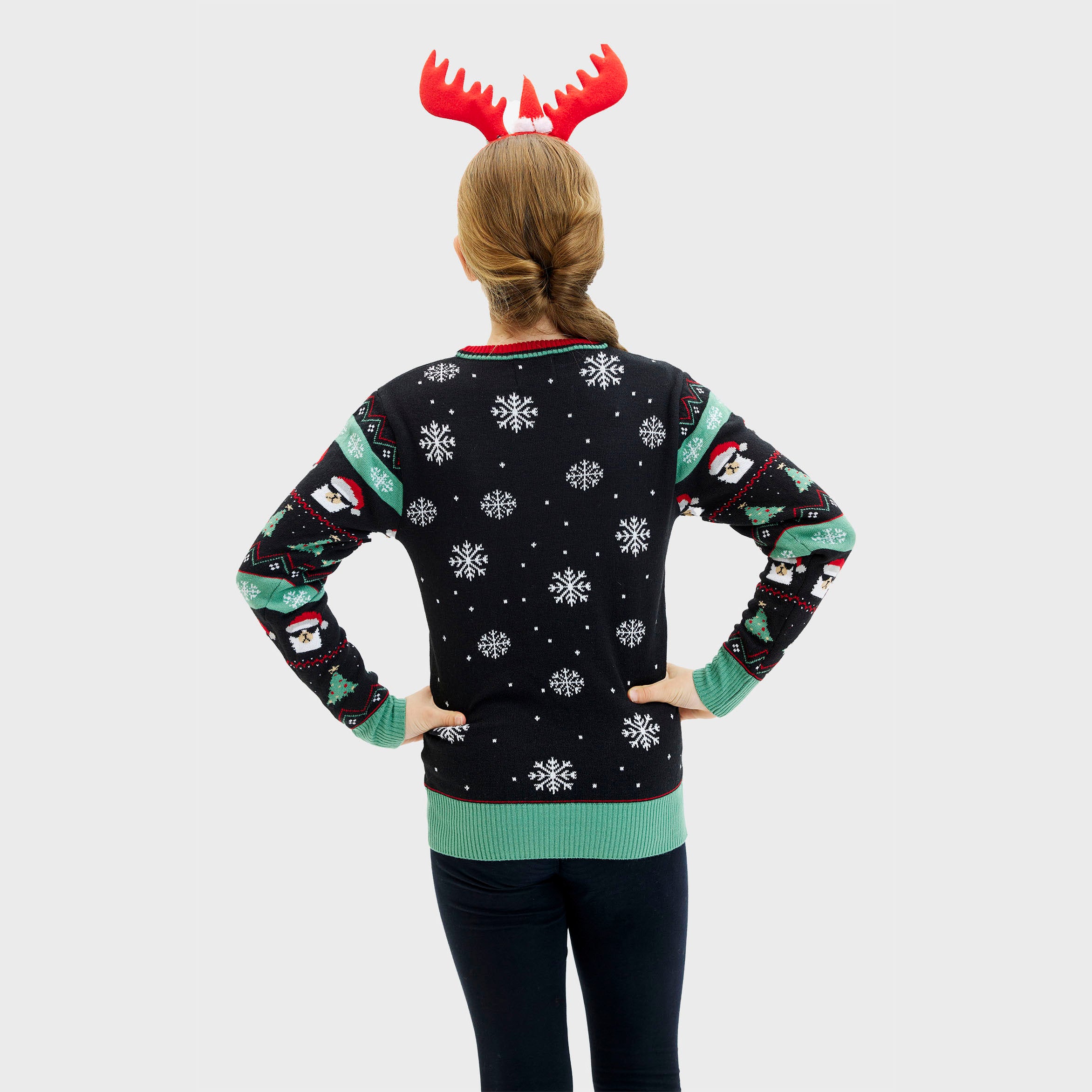 Get Lit Llama Christmas Sweater - Dame