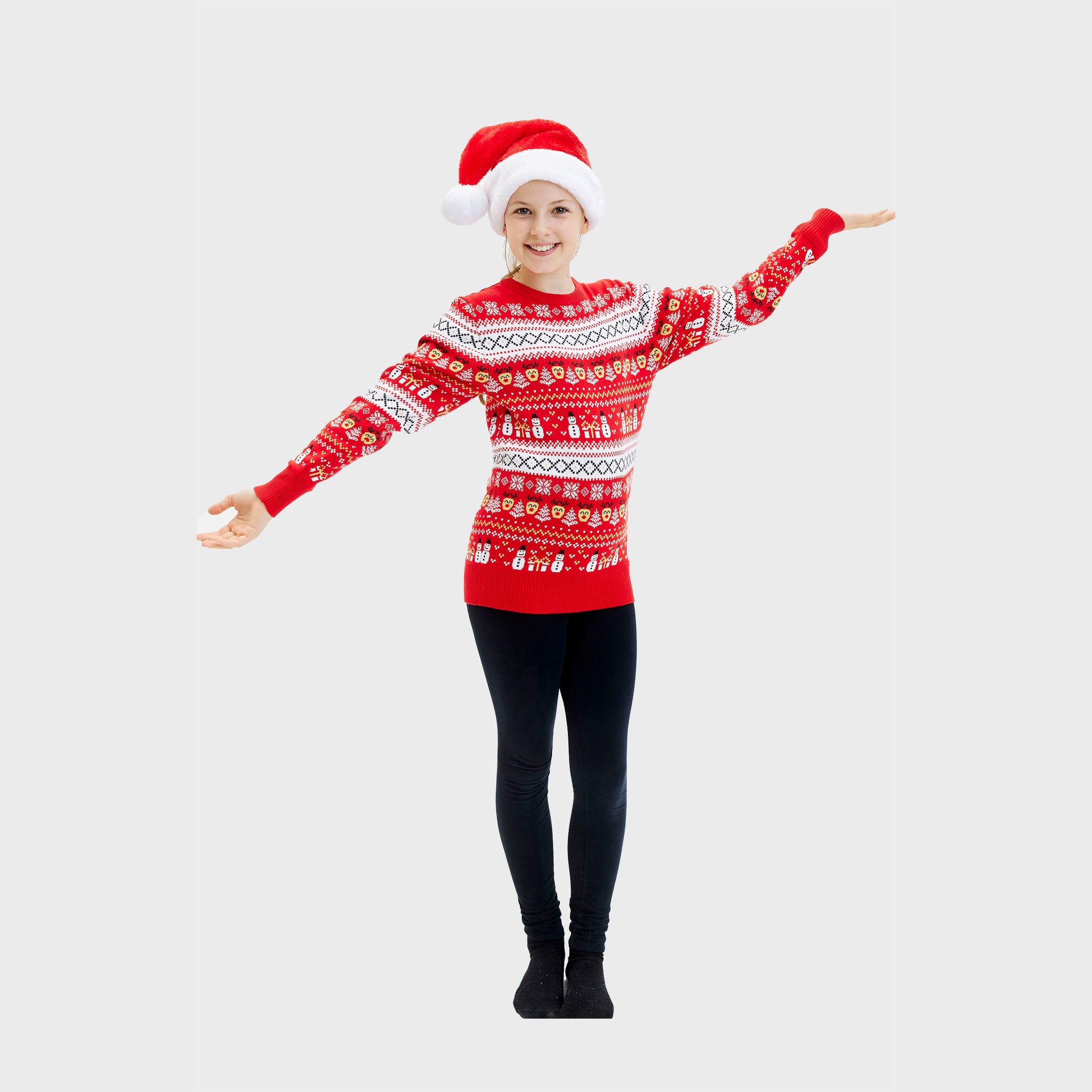 The Reinstyle Sweater Red - Børn.