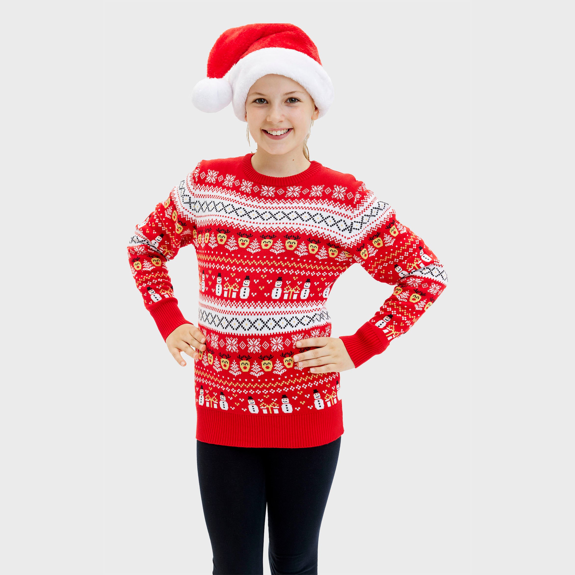 The Reinstyle Sweater Red - Børn.