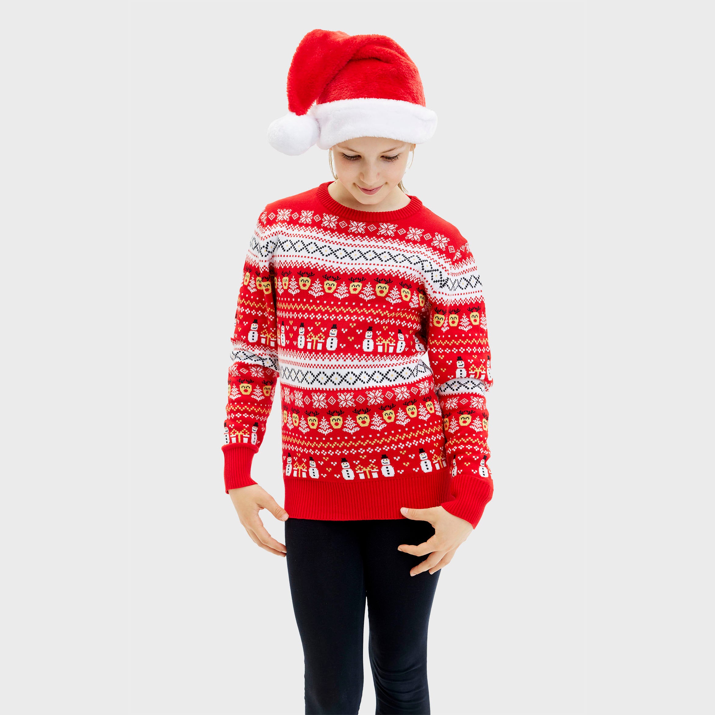 The Reinstyle Sweater Red - Børn.