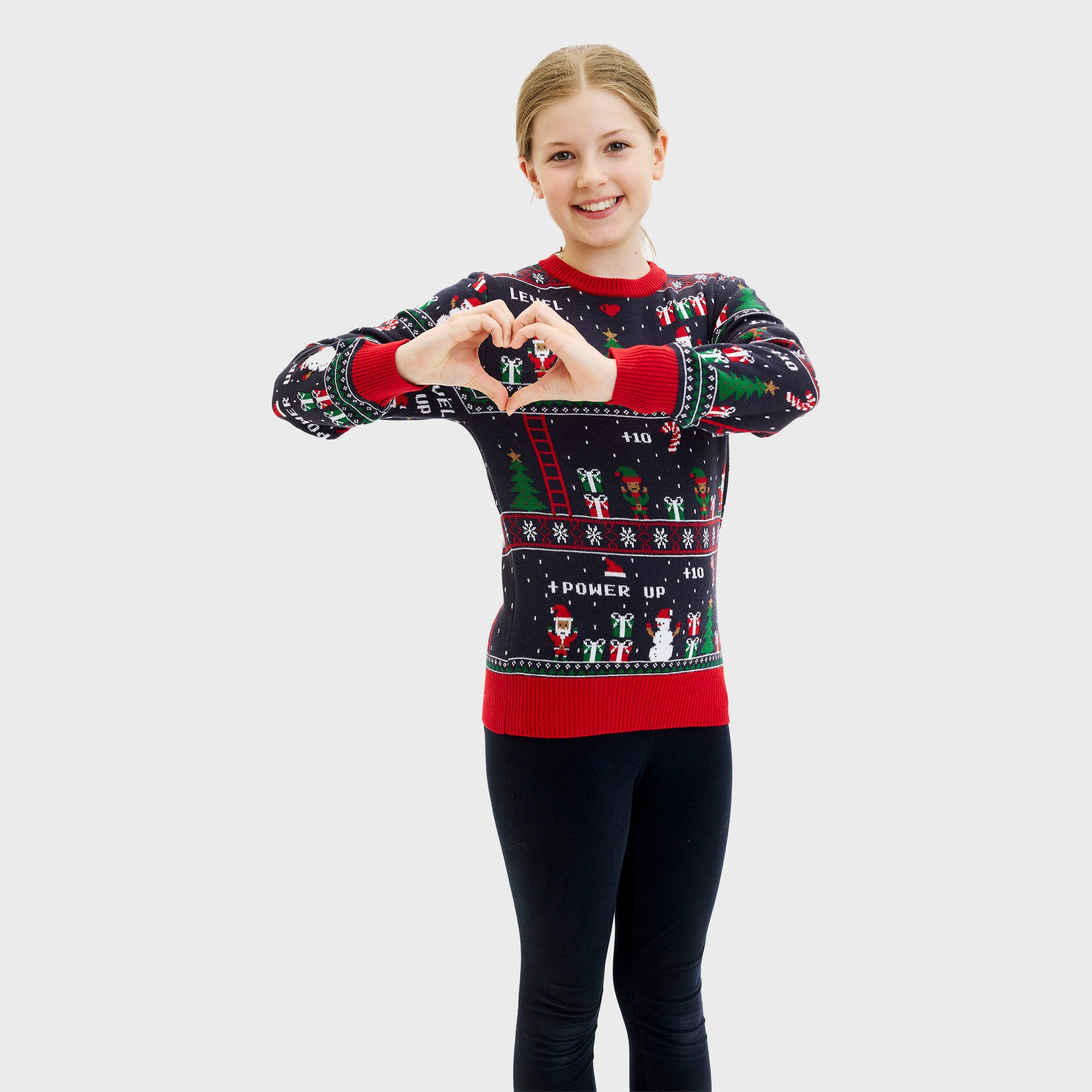 Vintage gamer julesweater - Barn