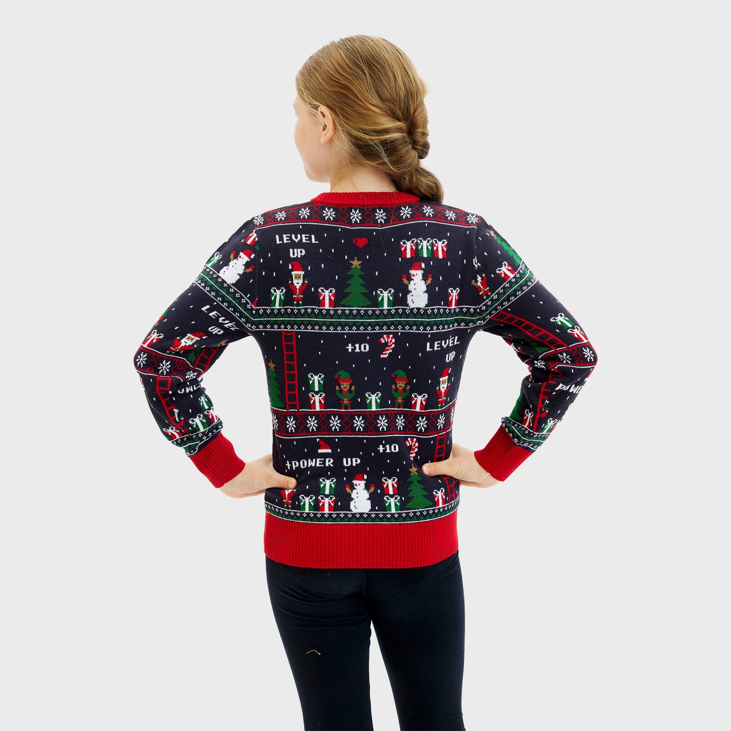 Vintage gamer julesweater - Barn