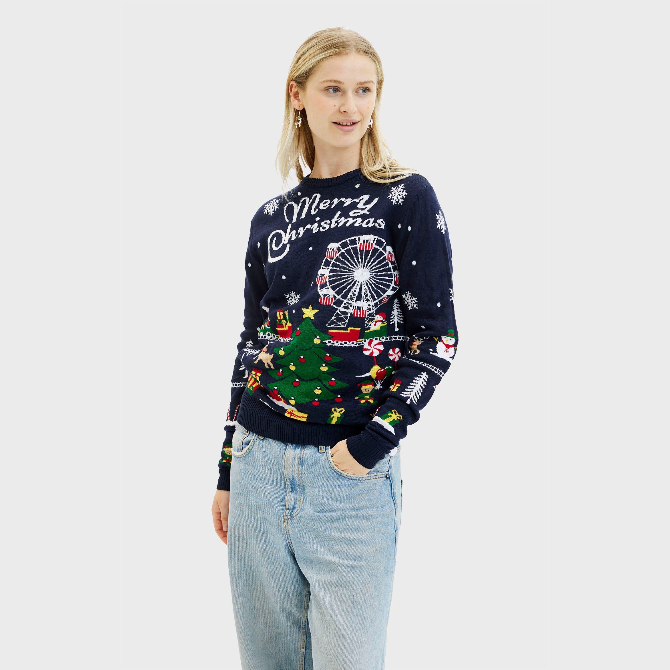 Julemarkedets julesweater - Dame