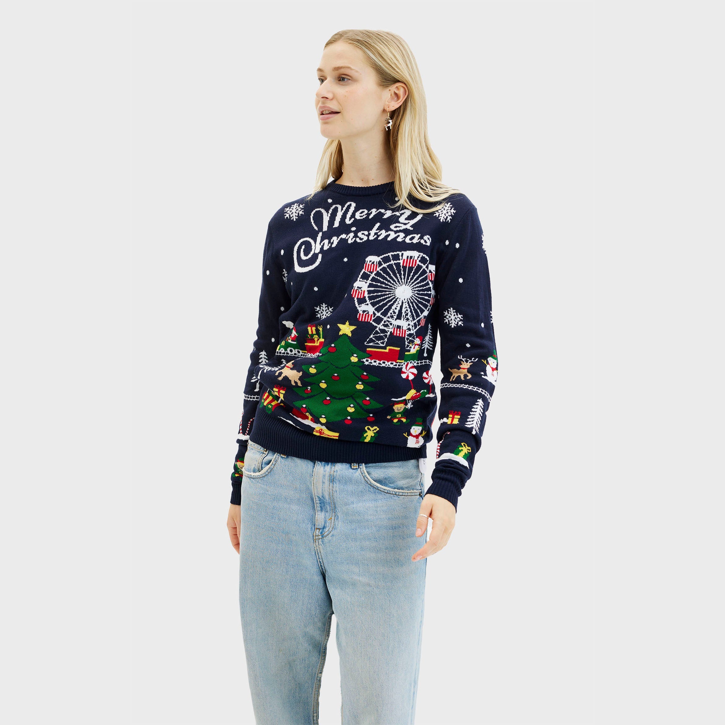 Julemarkedets julesweater - Dame