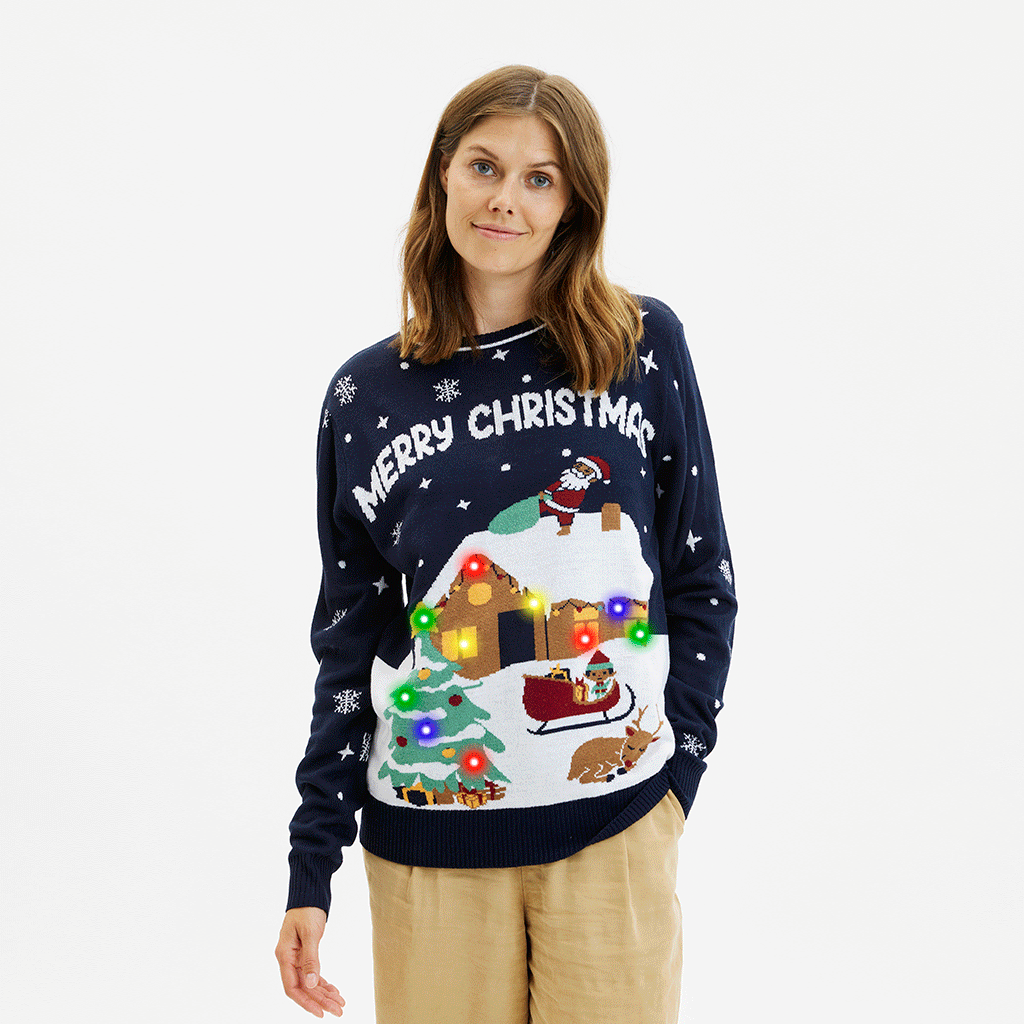 Den idylliske julesweater - Dame