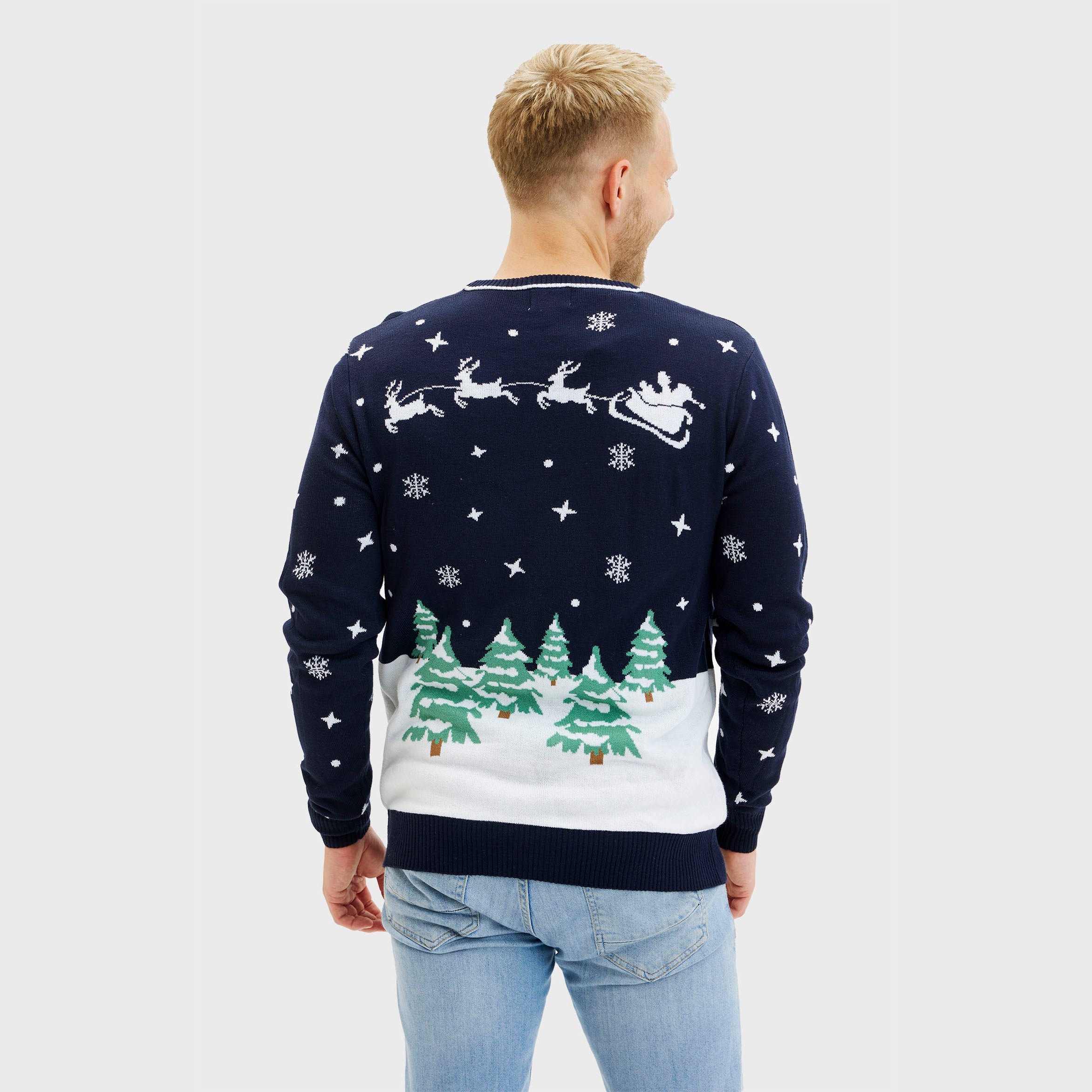 Den idylliske julesweater - Herre