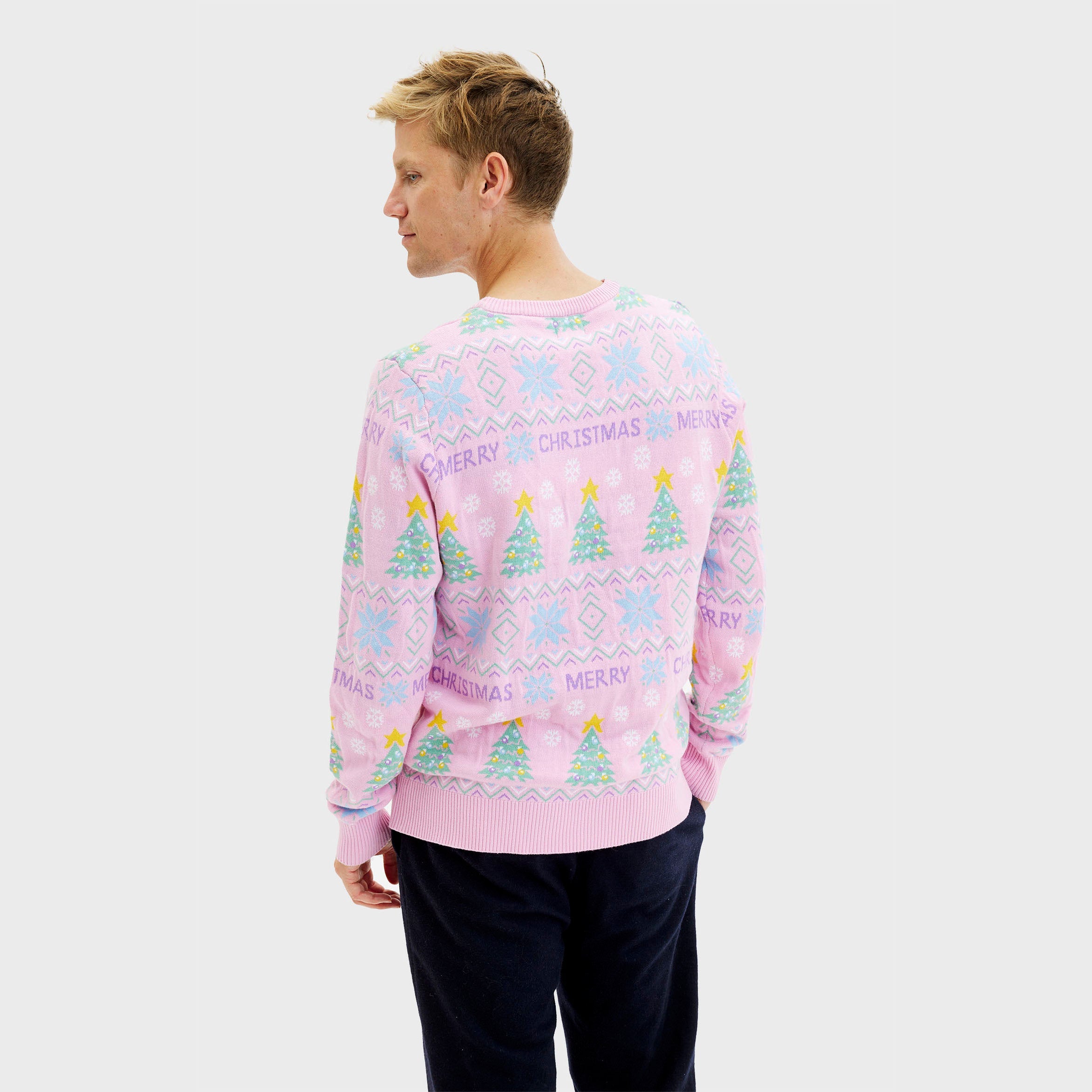 Den pinke julesweater - Herre.