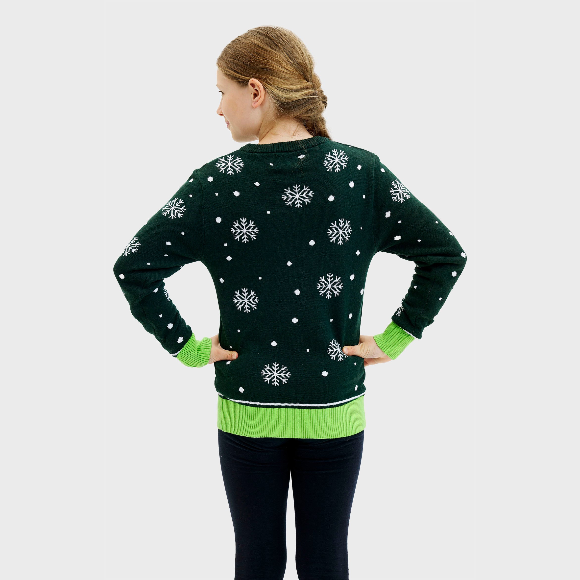 Søde dino julesweater - Barn.