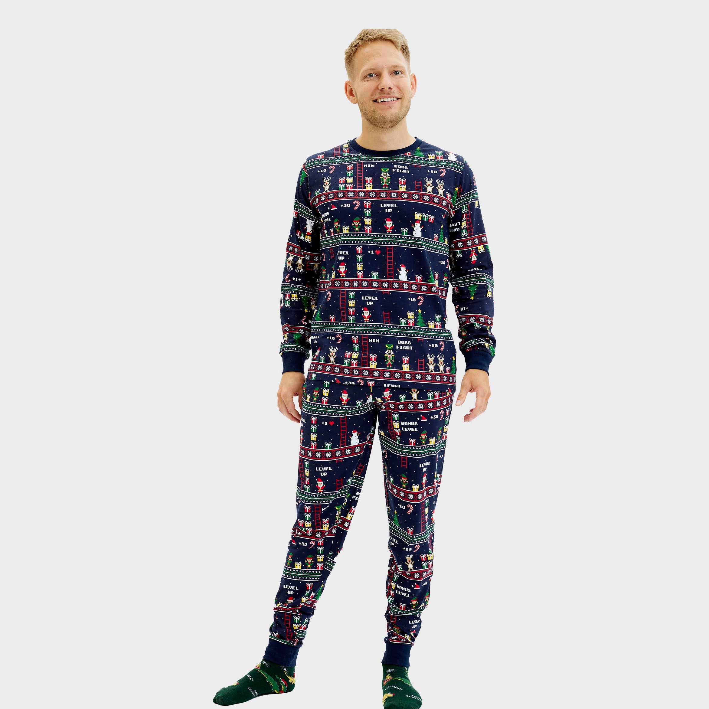 Vintage gamer julepyjamas - Men.