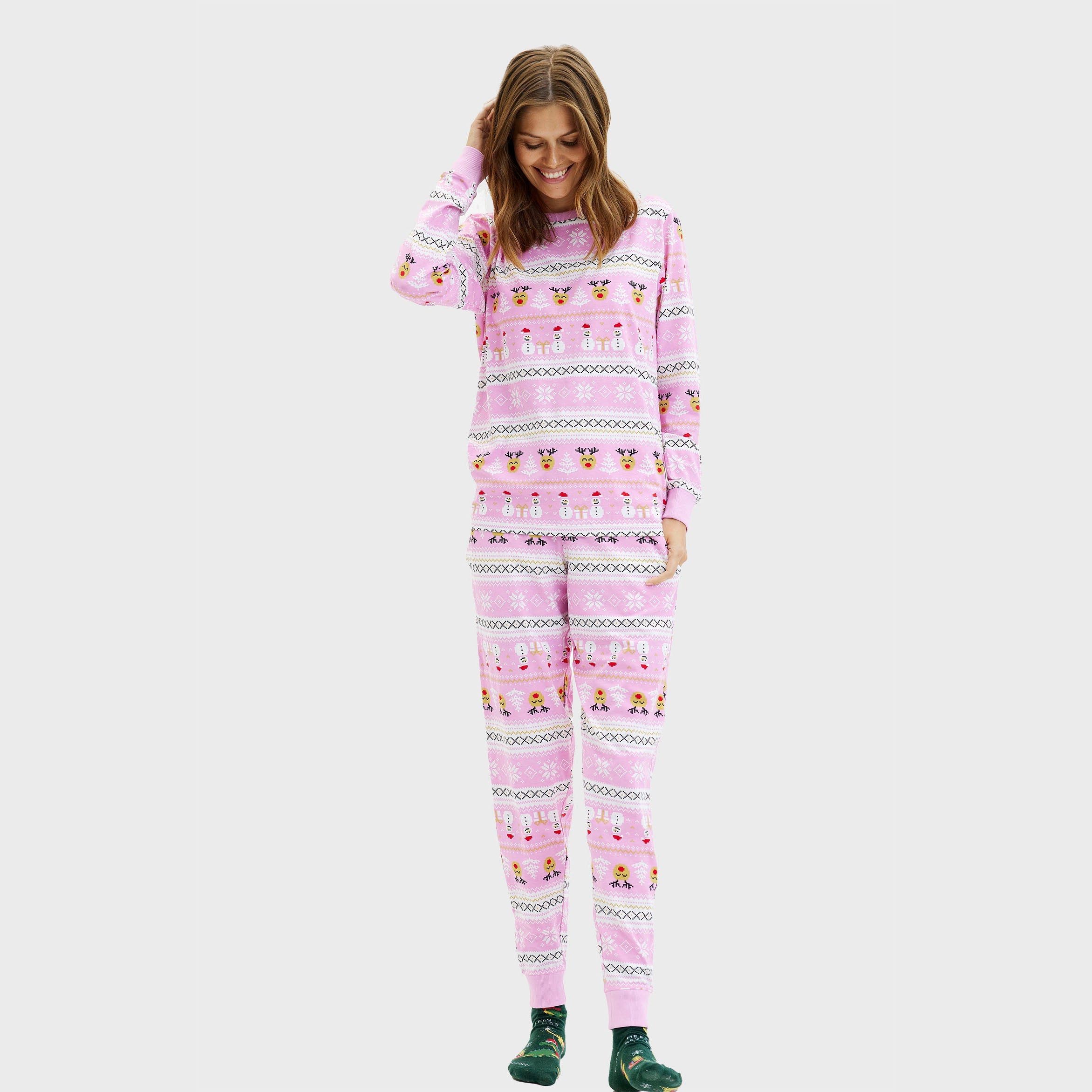 Ultimative julepyjamas pink - Dame.