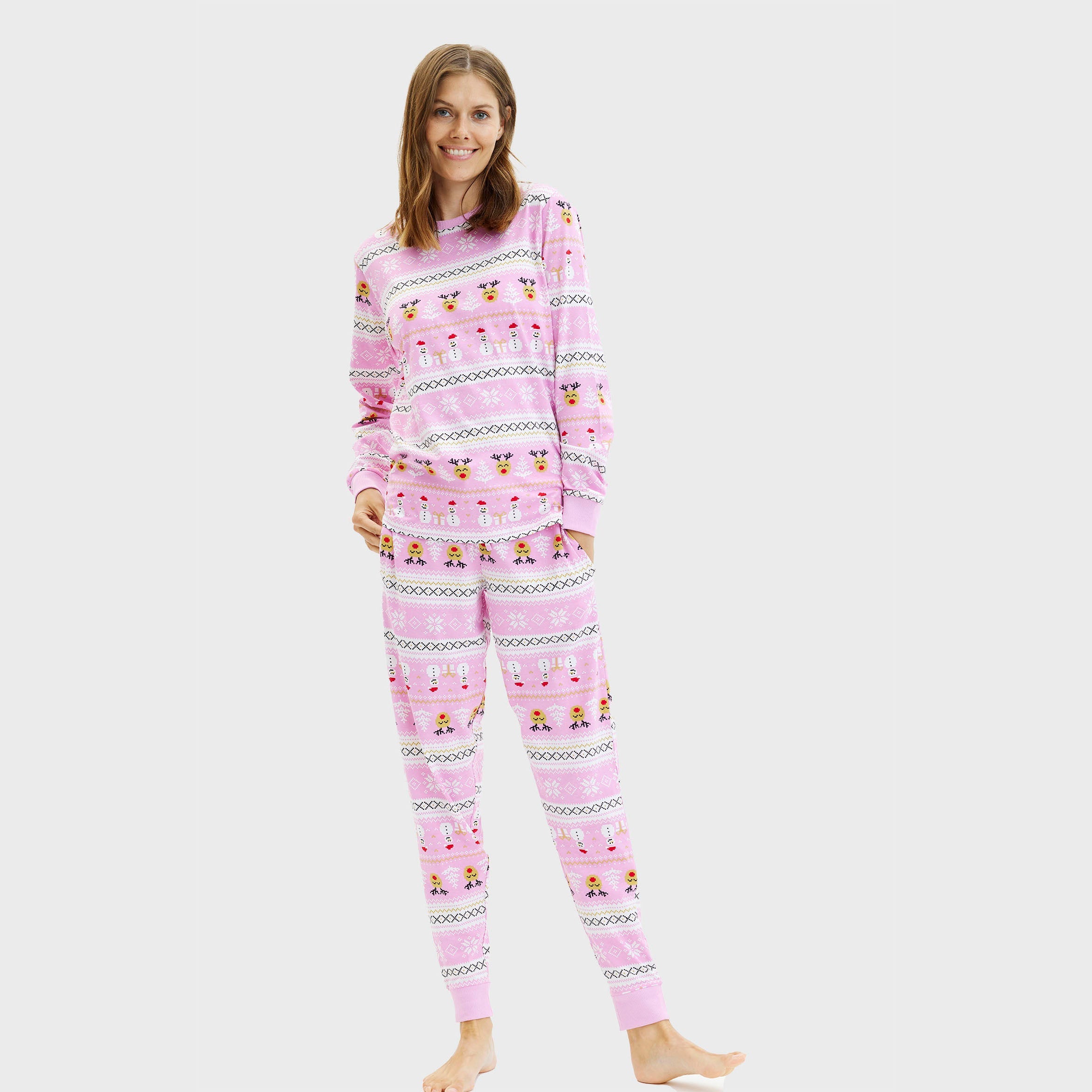Ultimative julepyjamas pink - Dame.