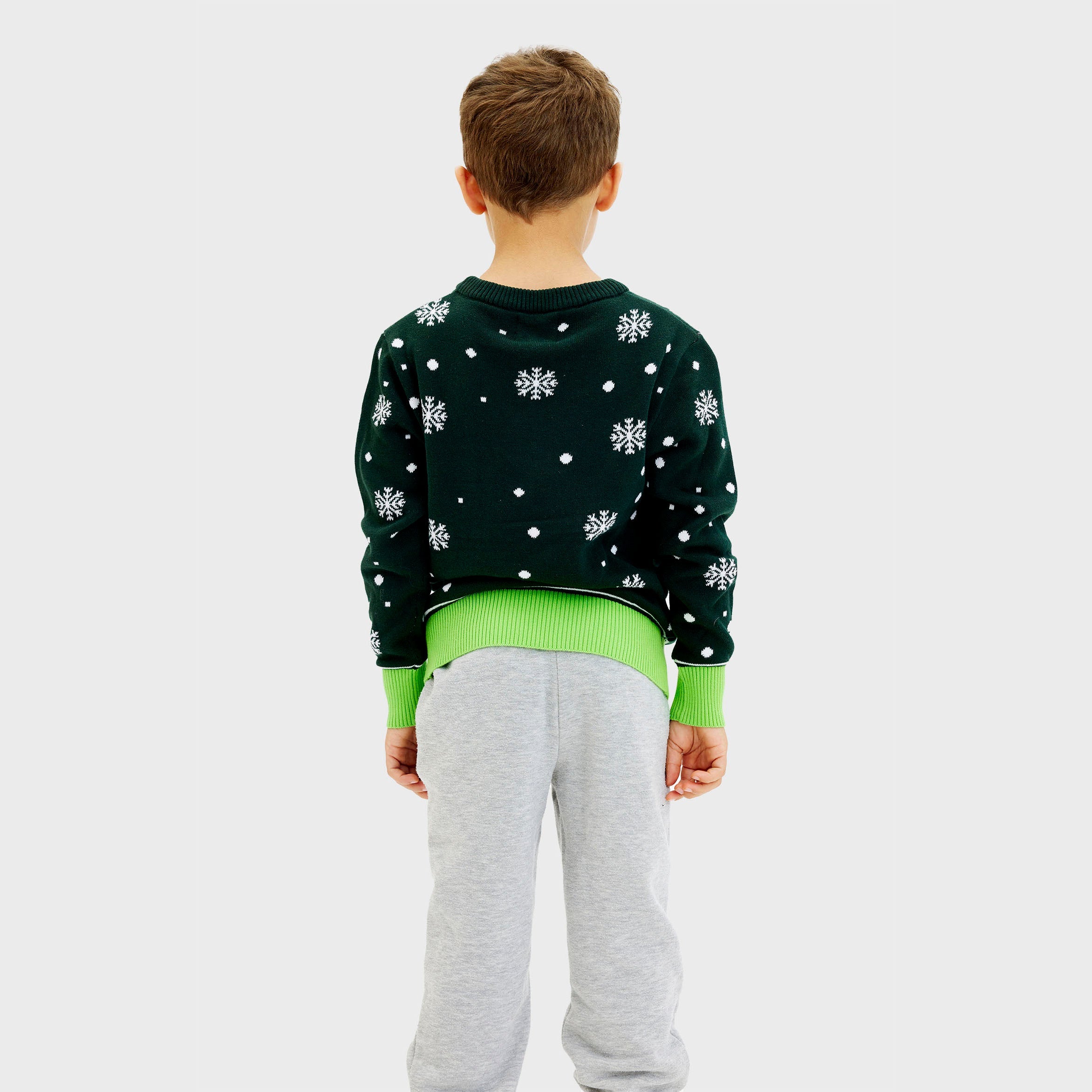 Søde dino julesweater - Barn.