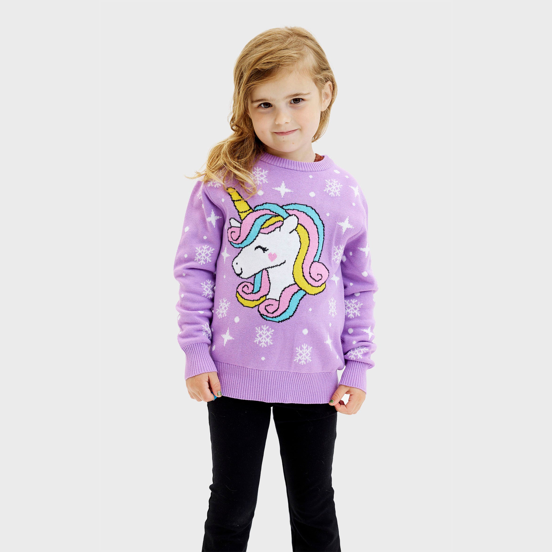 Unicorn julesweater - barn