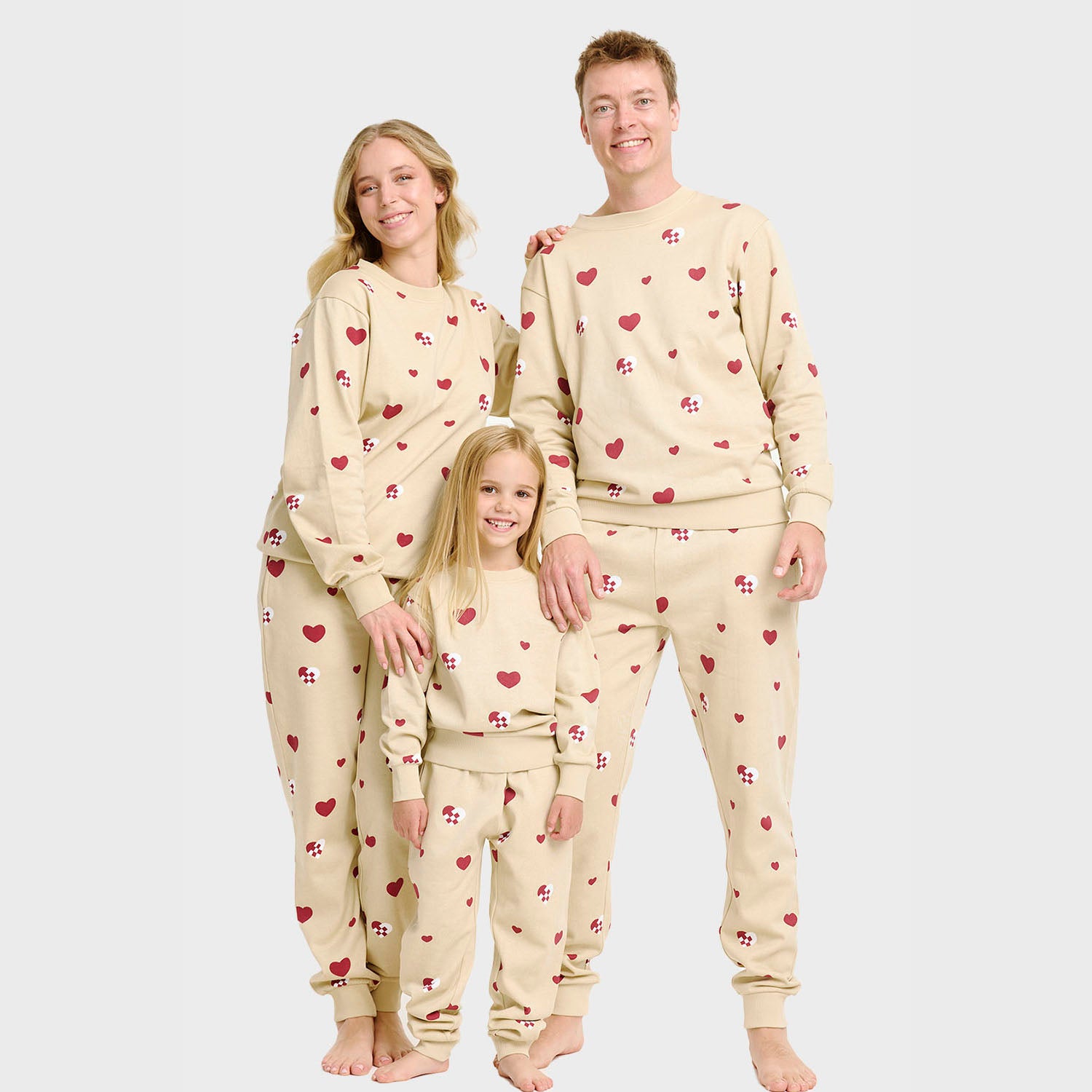 Julehjerte sweatset - Dame.