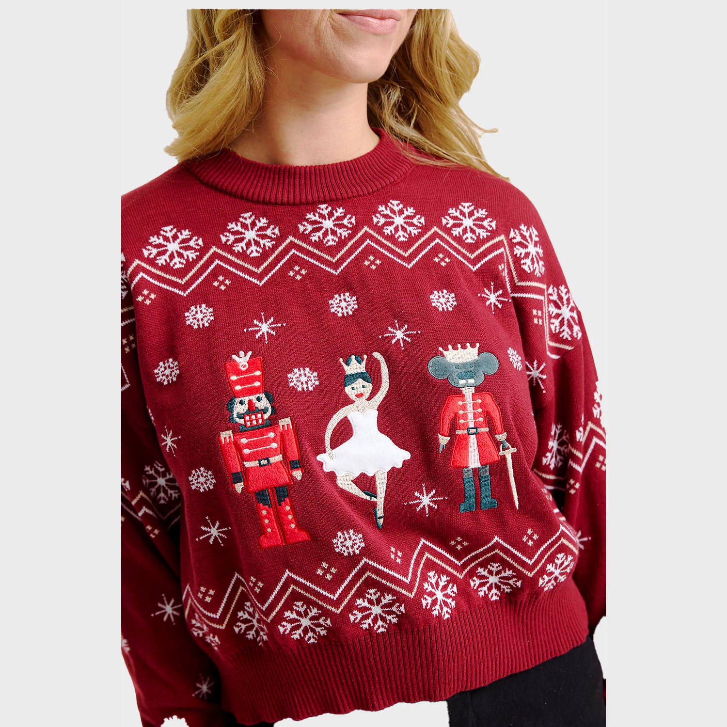 Nutcrackerish julesweater - Dame