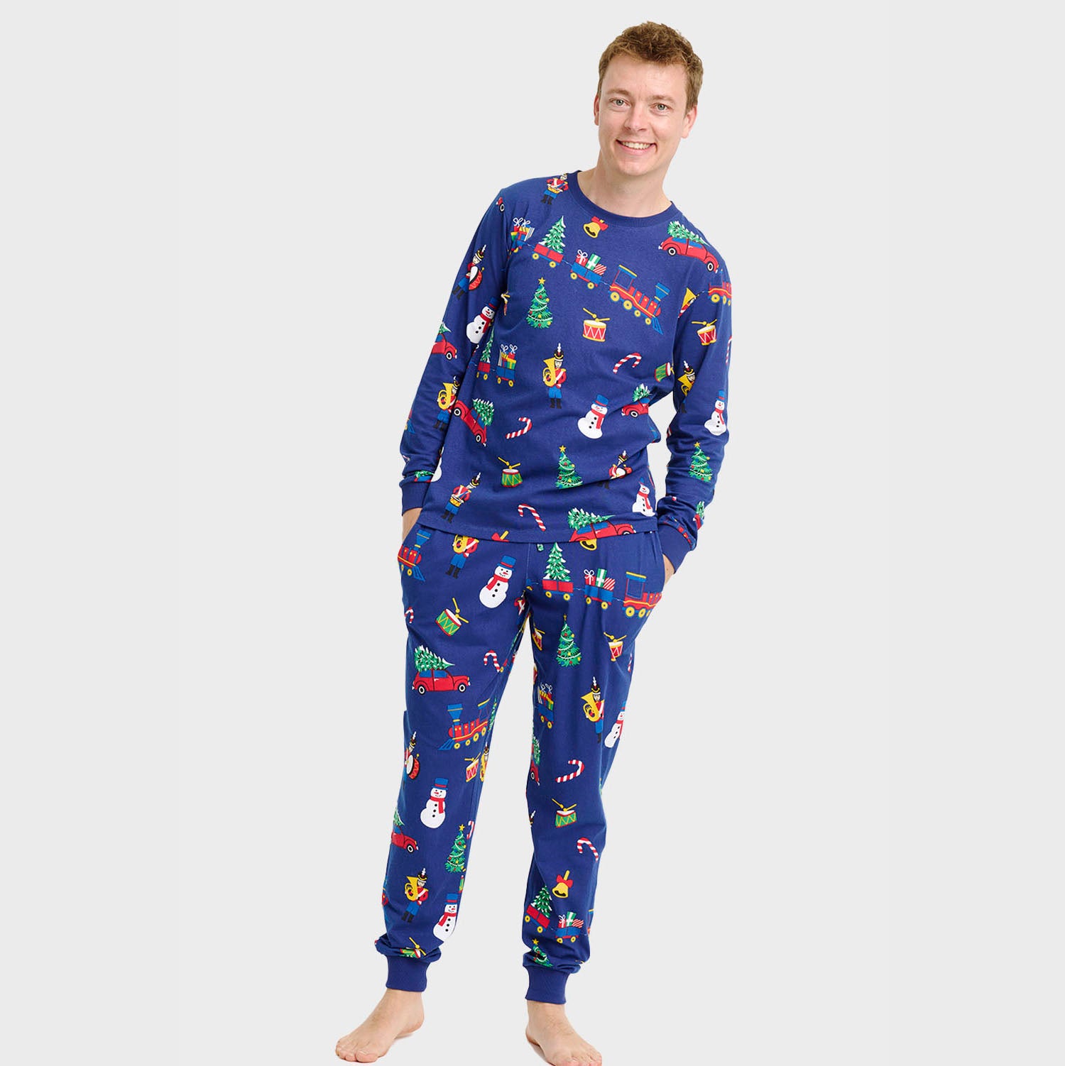 Christmas toys julepyjamas - Herre.