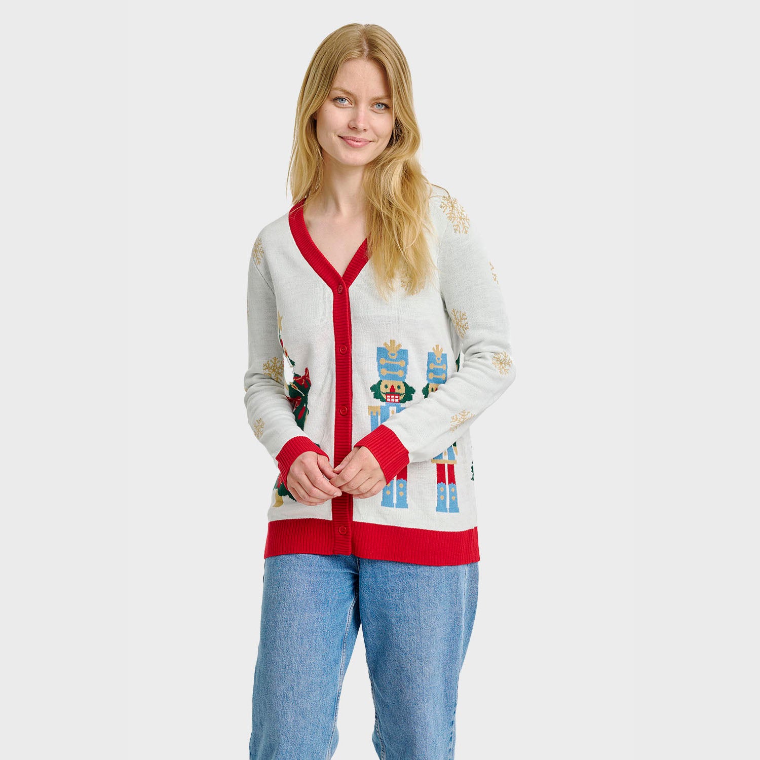 The Nutcracker julecardigan - Dame