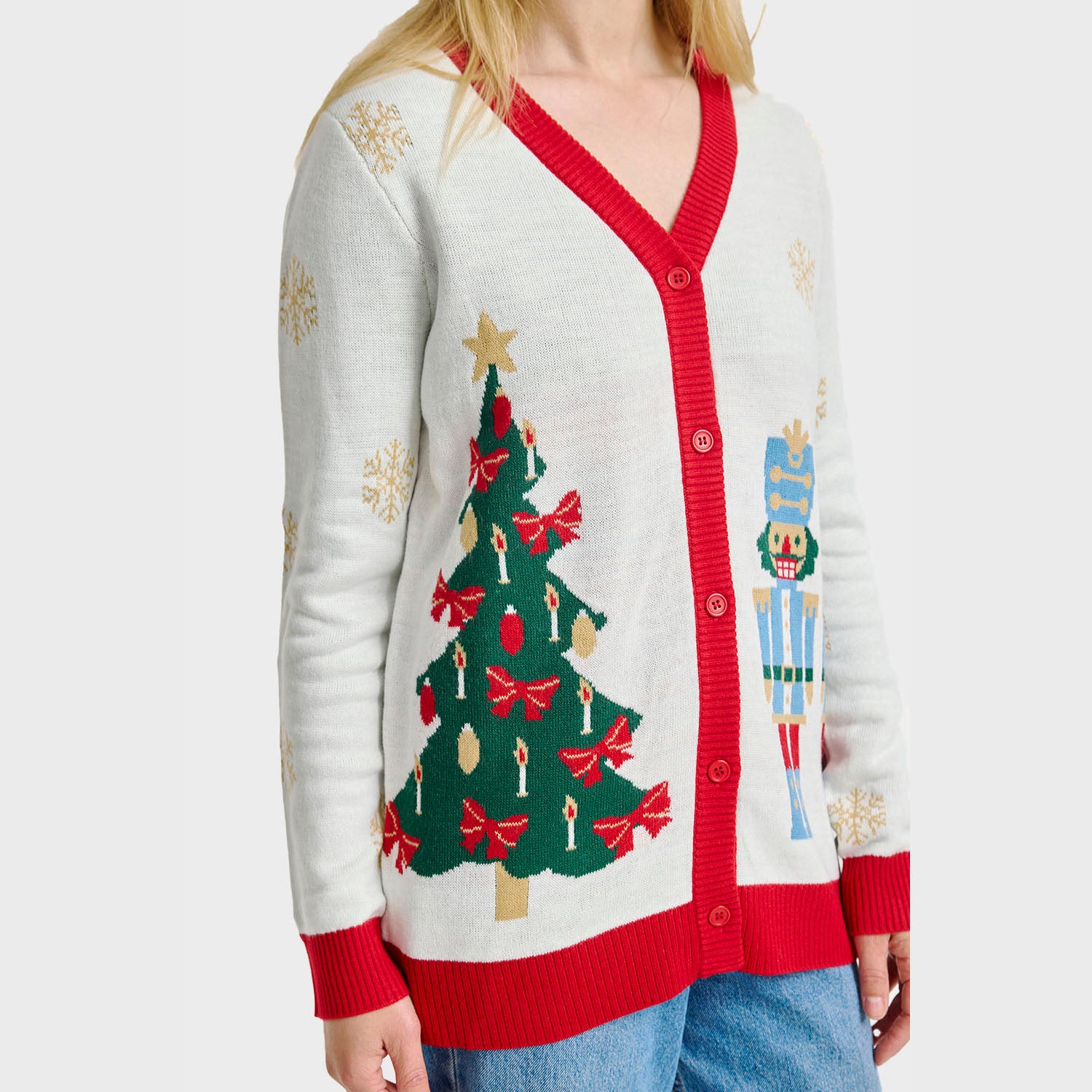 The Nutcracker julecardigan - Dame