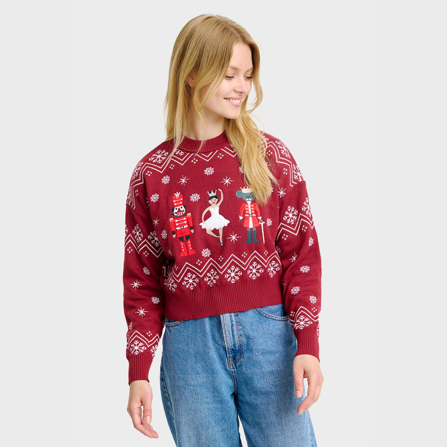Nutcrackerish julesweater - Dame