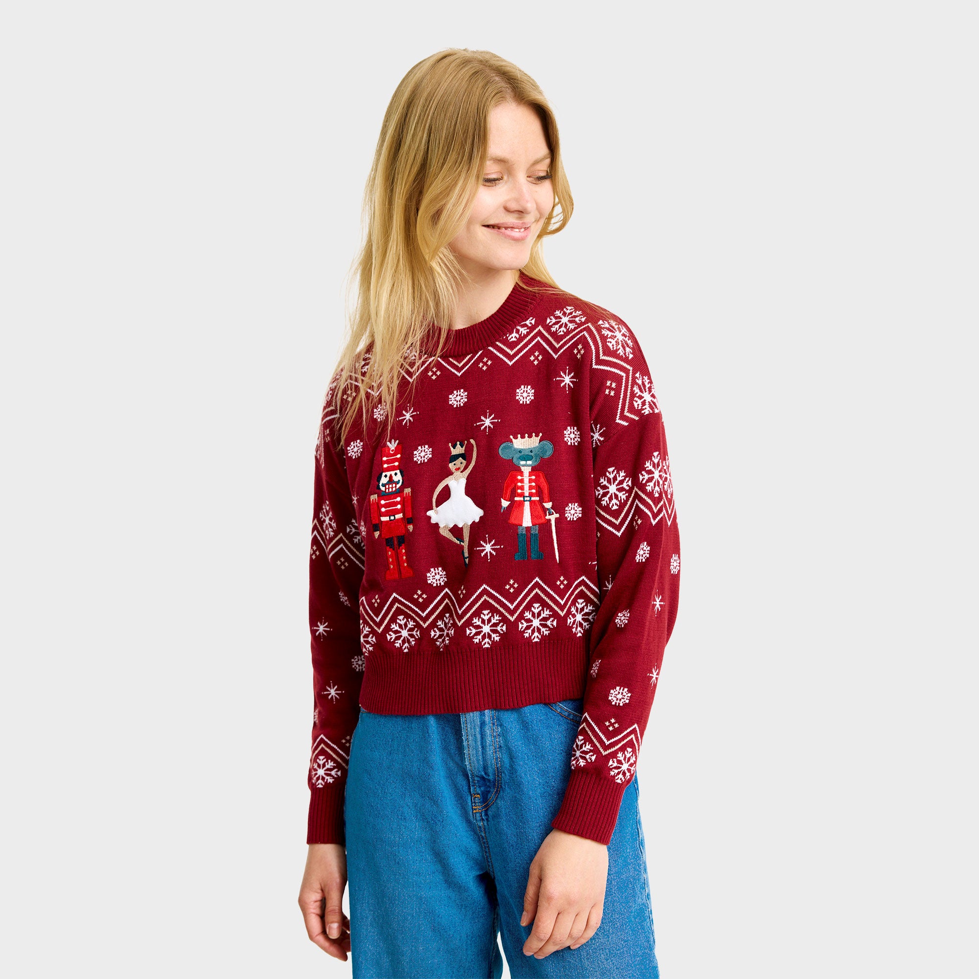 Nutcrackerish julesweater - Dame
