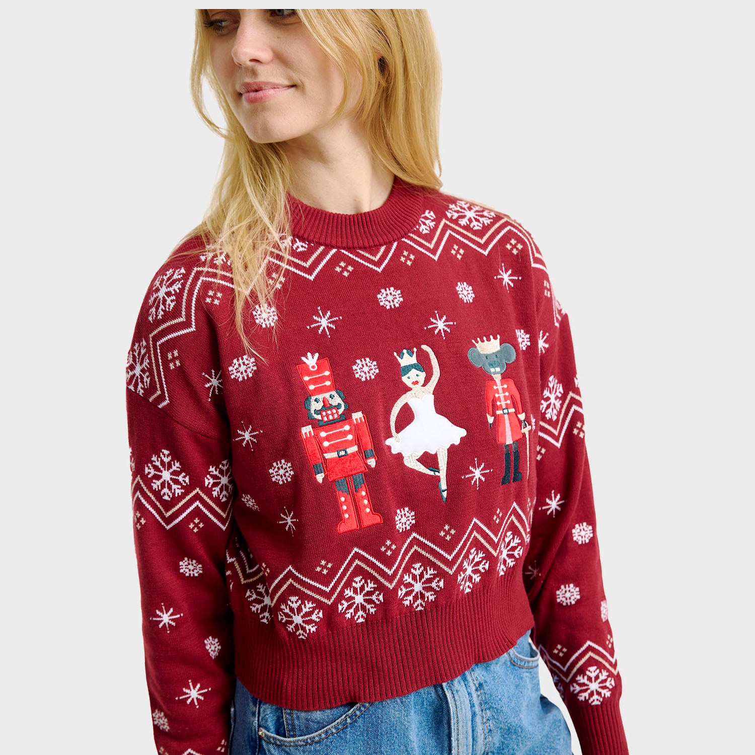 Nutcrackerish julesweater - Dame