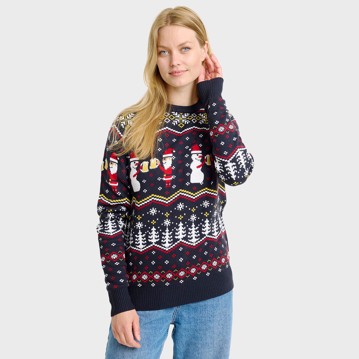 Cheers santa julesweater - Dame