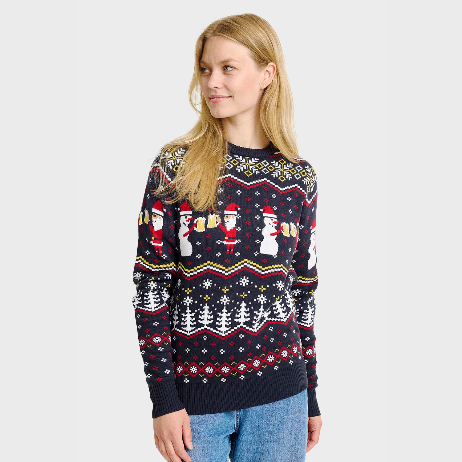 Cheers santa julesweater - Dame