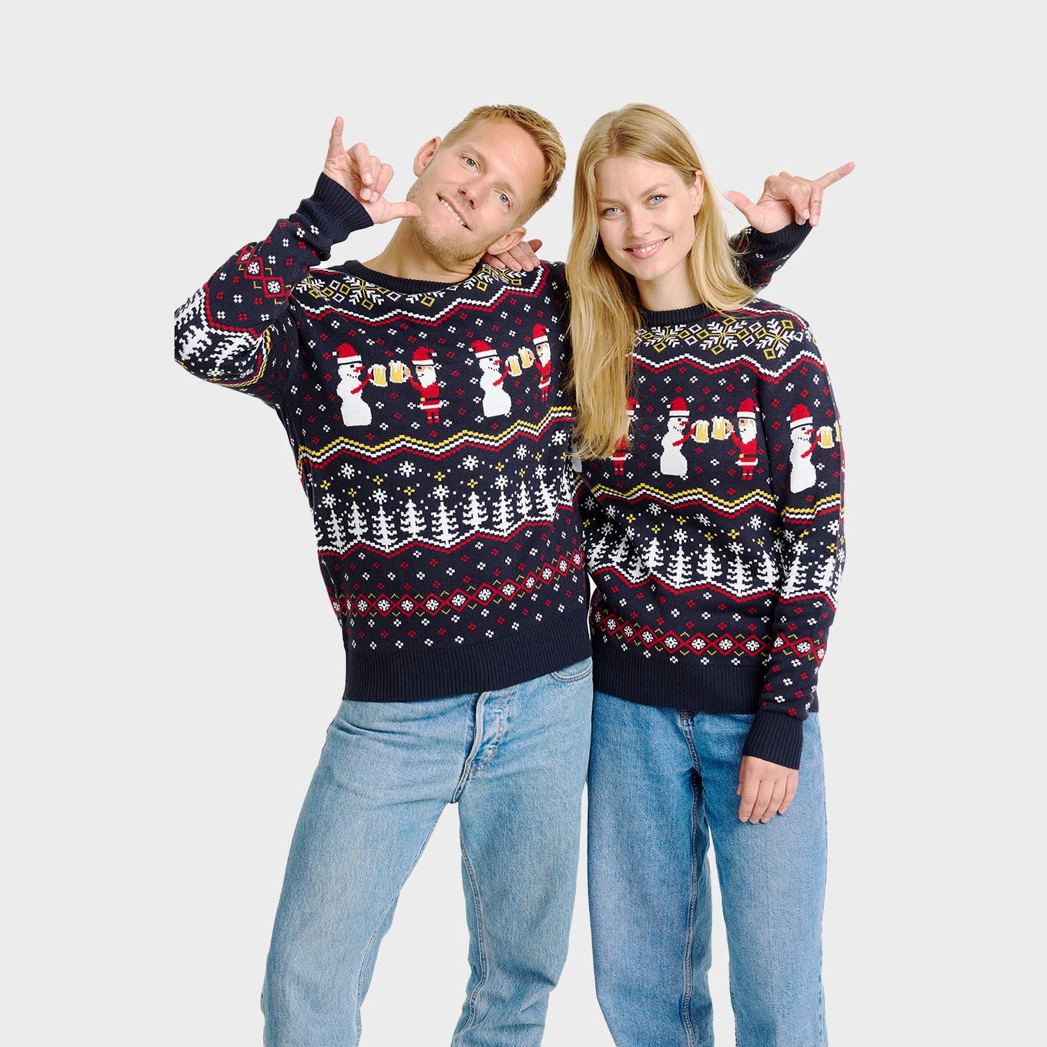 Cheers santa julesweater - Herre